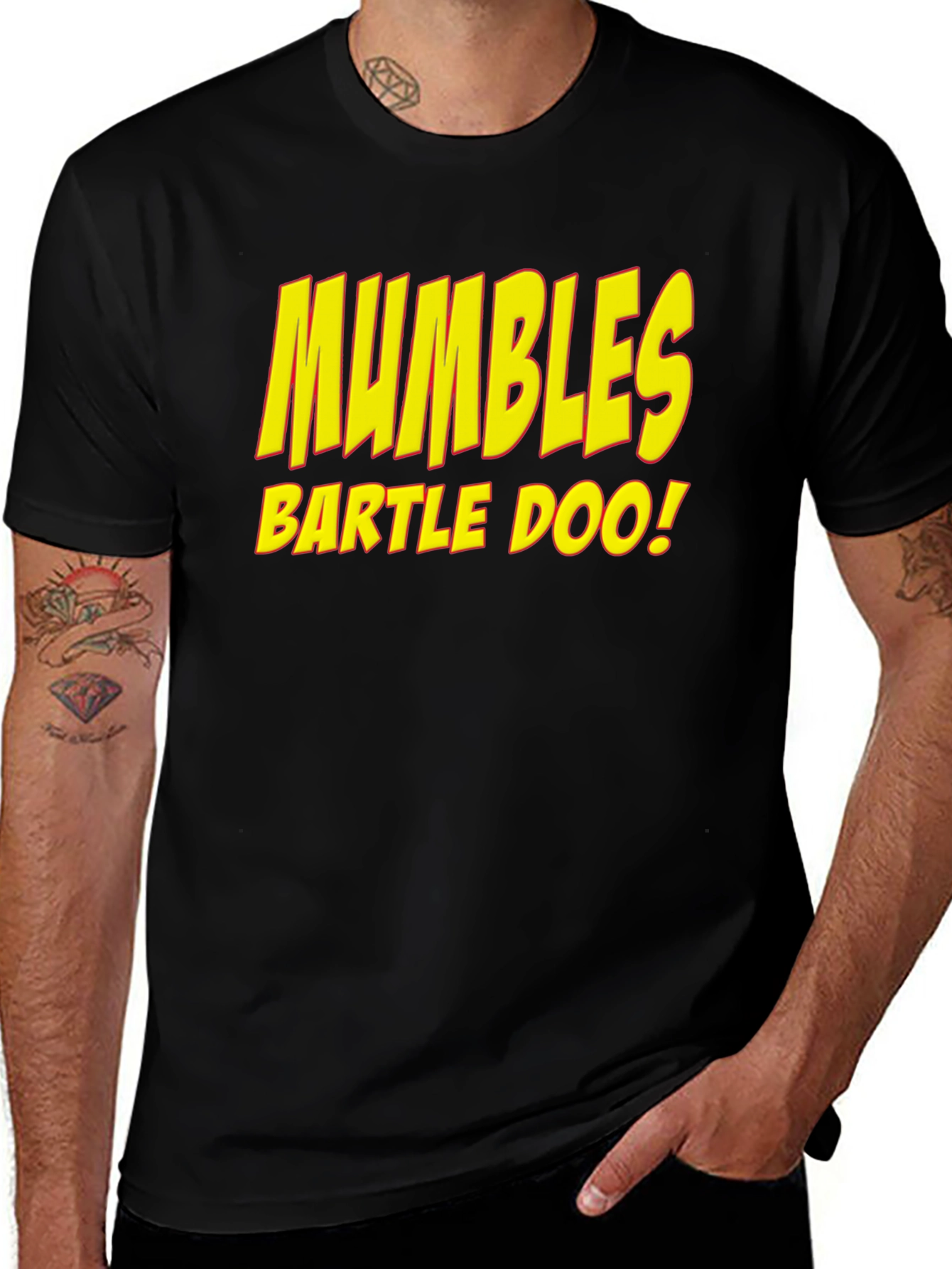 Mumbles Bartle Doo Black T-Shirt