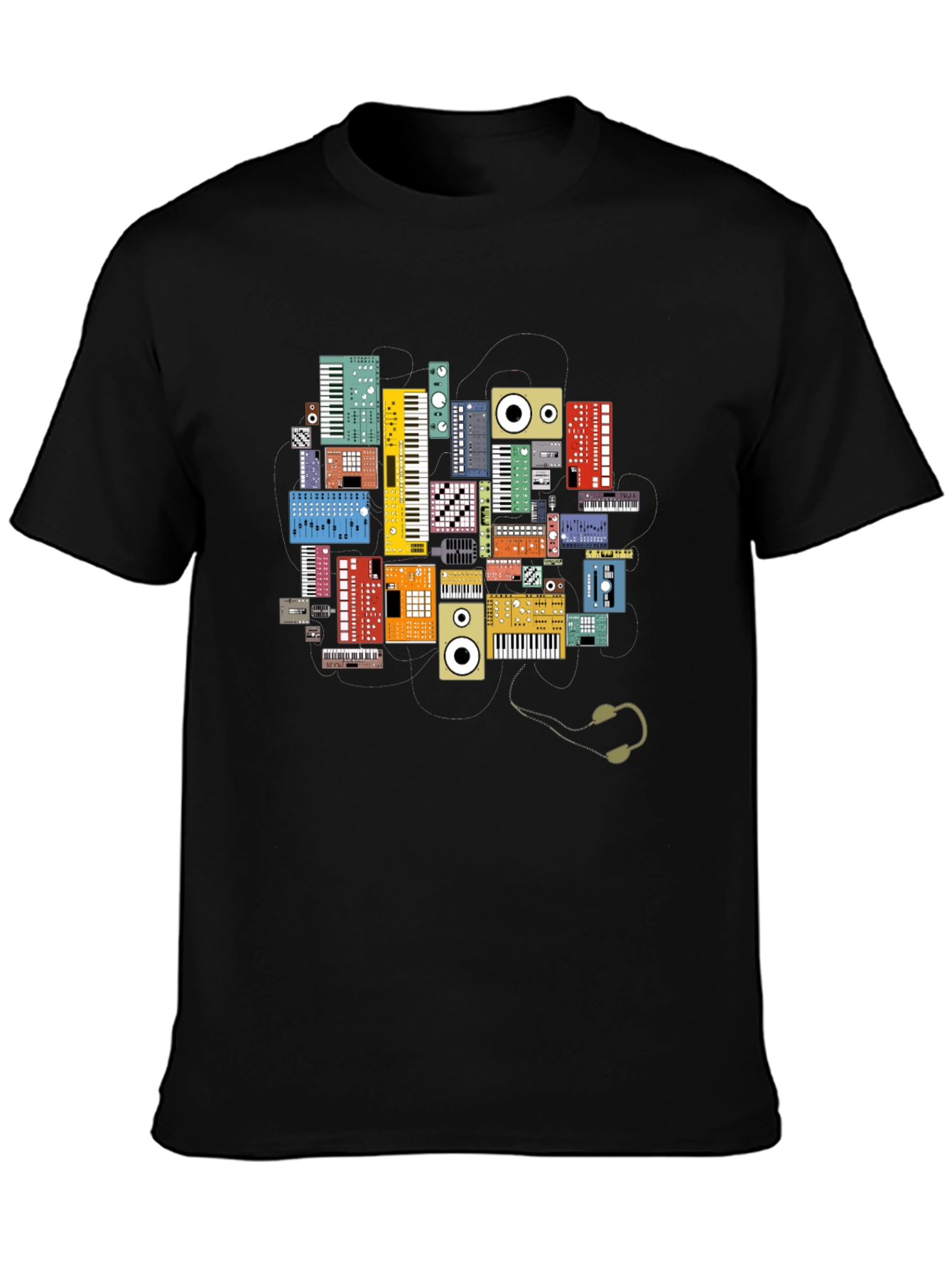 Synth Keyboard T-Shirt: Music Lovers Tee