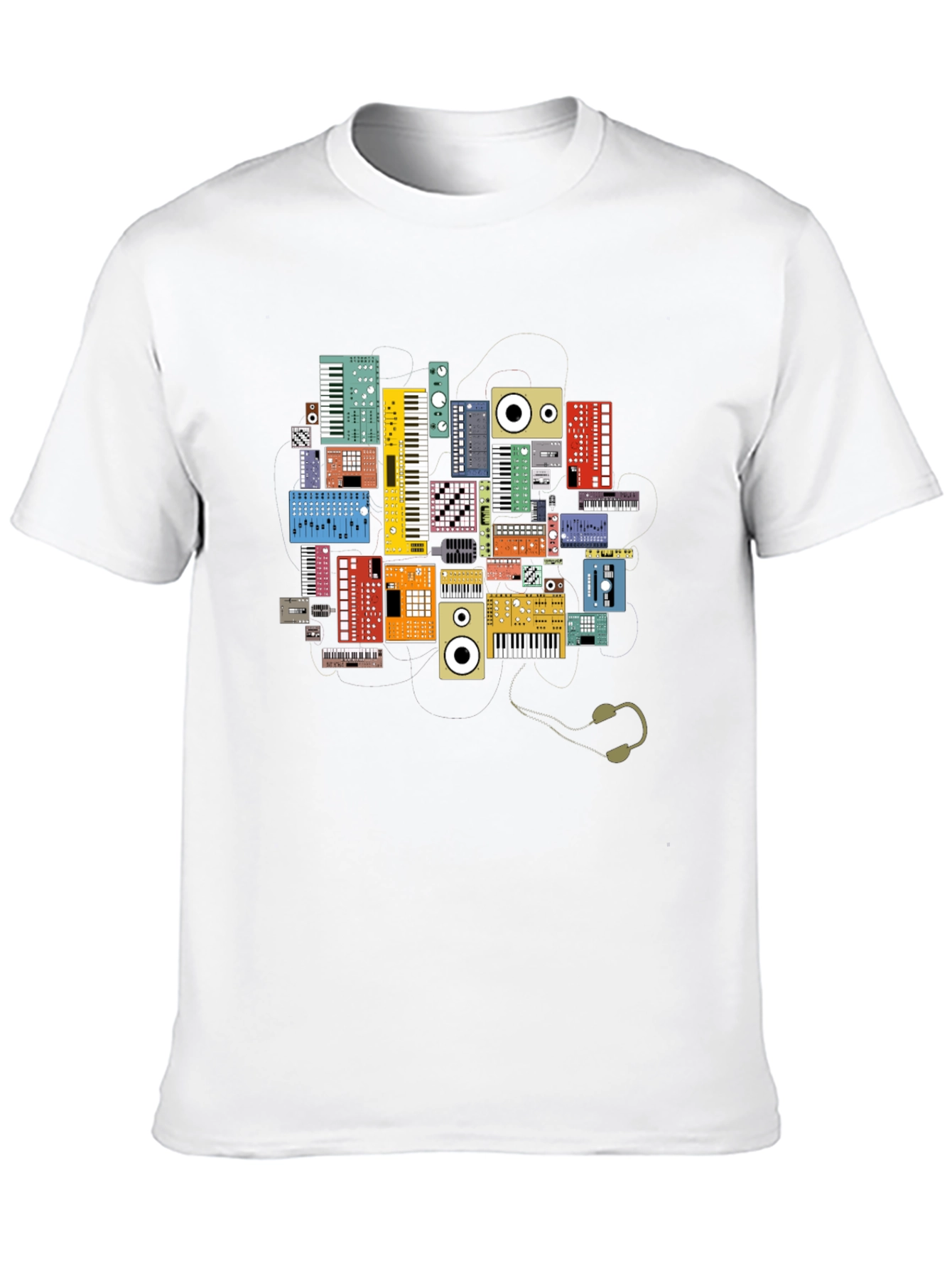 Synth Keyboard T-Shirt: Music Lovers Tee