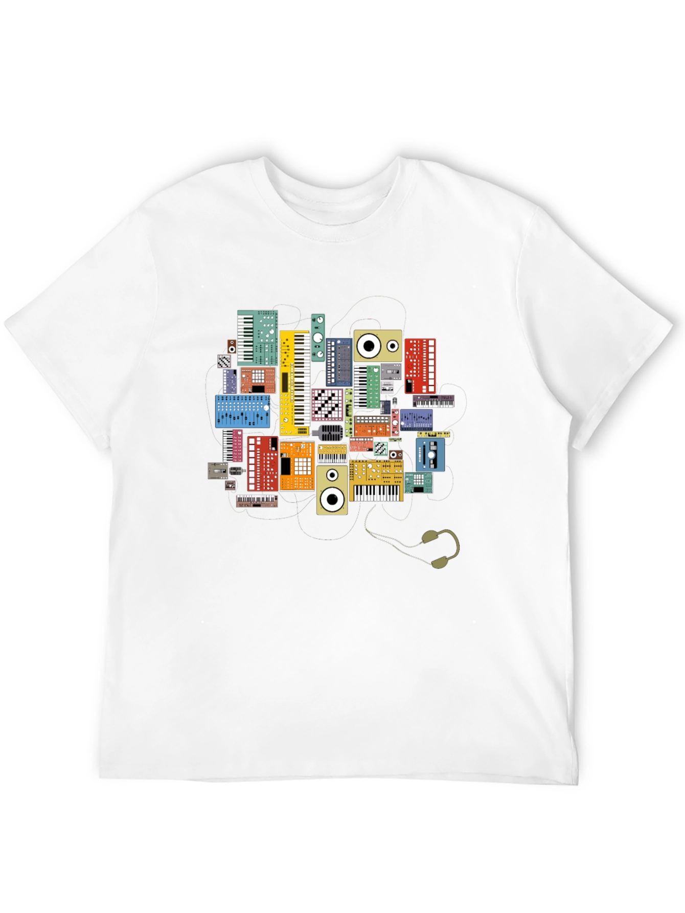 Synth Keyboard T-Shirt: Music Lovers Tee