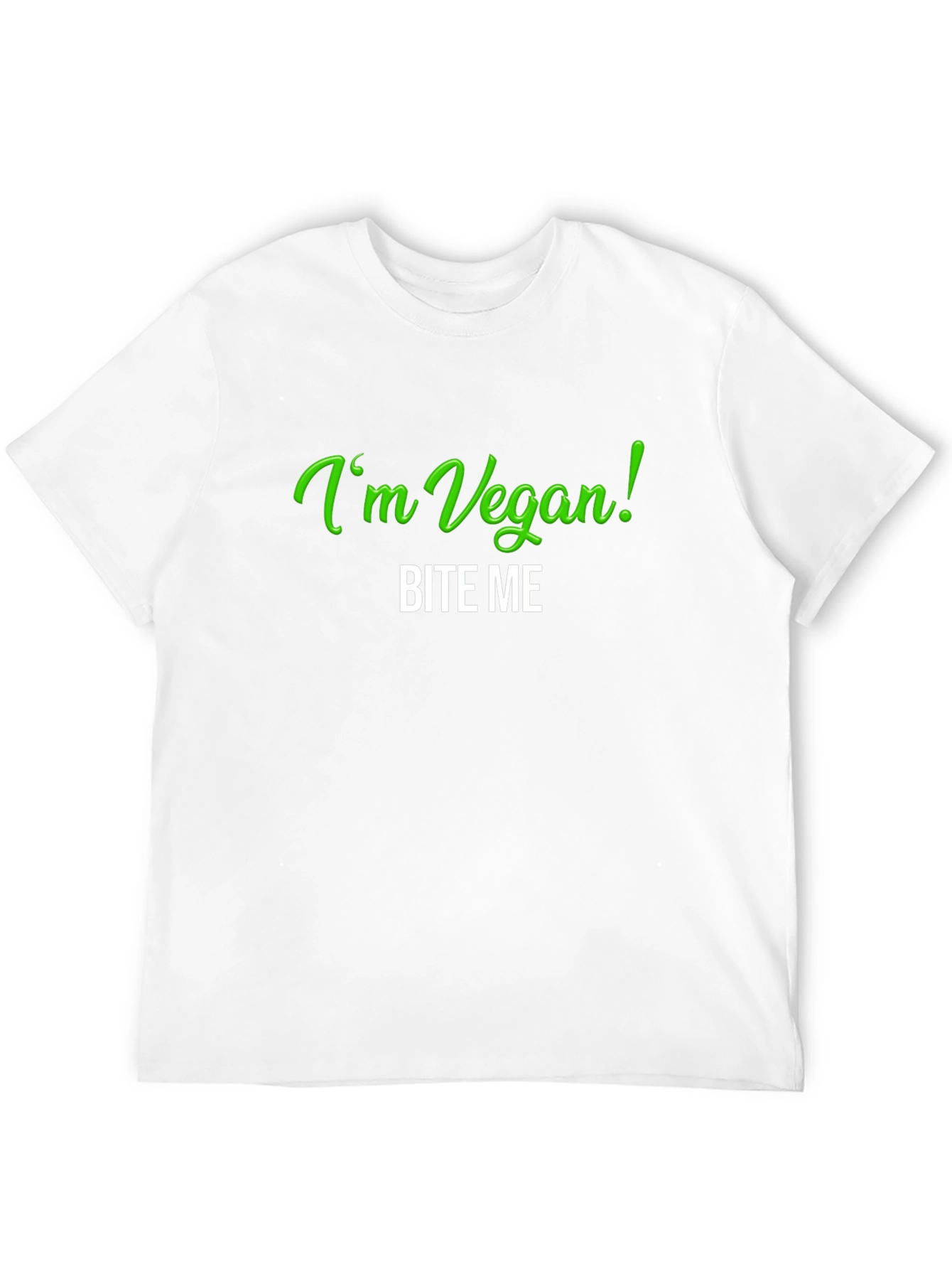 Vegan Bite Me T-Shirt - Black Tee
