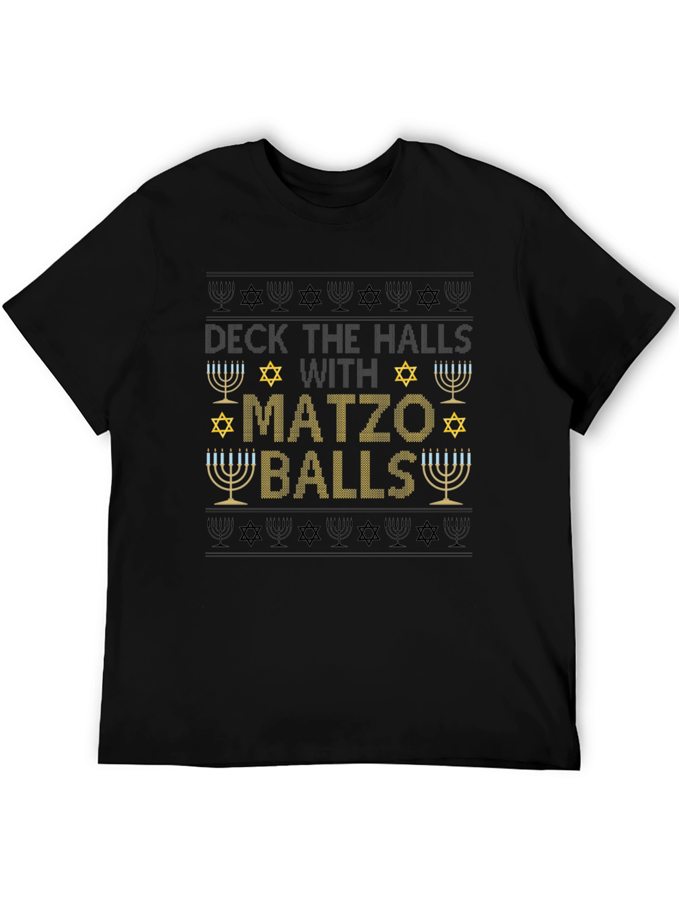 Deck the Halls Matzo Balls Holiday T-Shirt