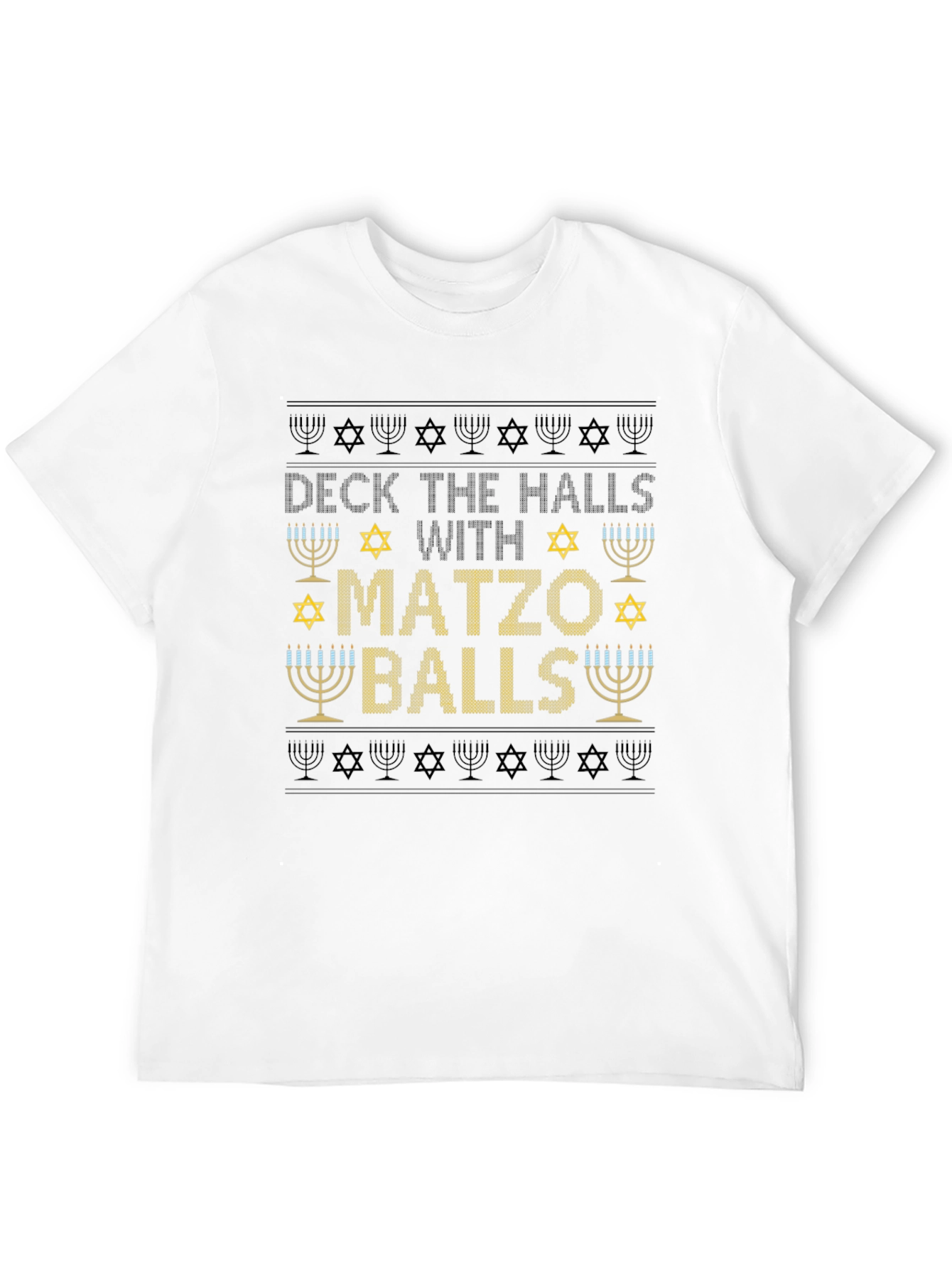 Deck the Halls Matzo Balls Holiday T-Shirt