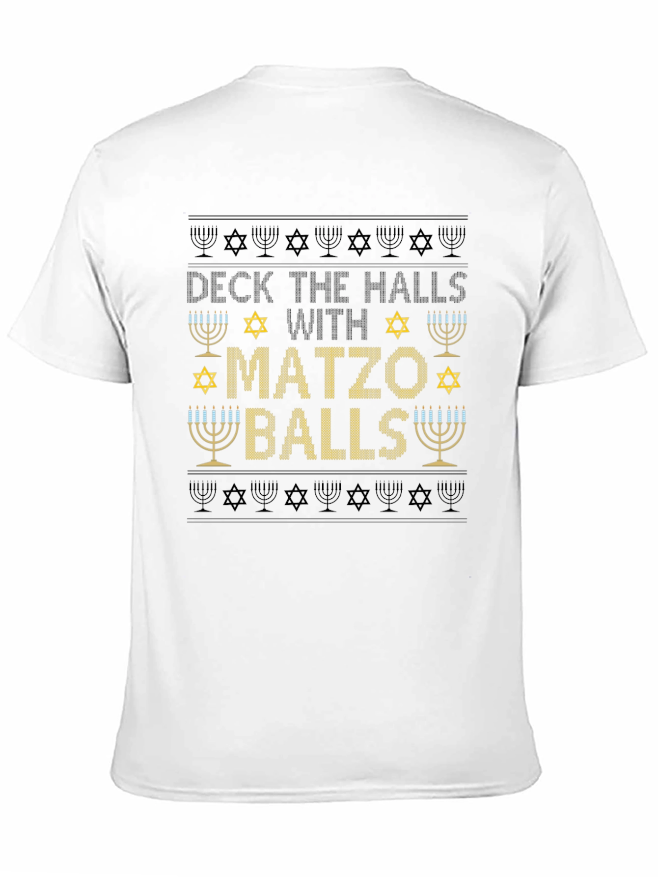 Deck the Halls Matzo Balls Holiday T-Shirt