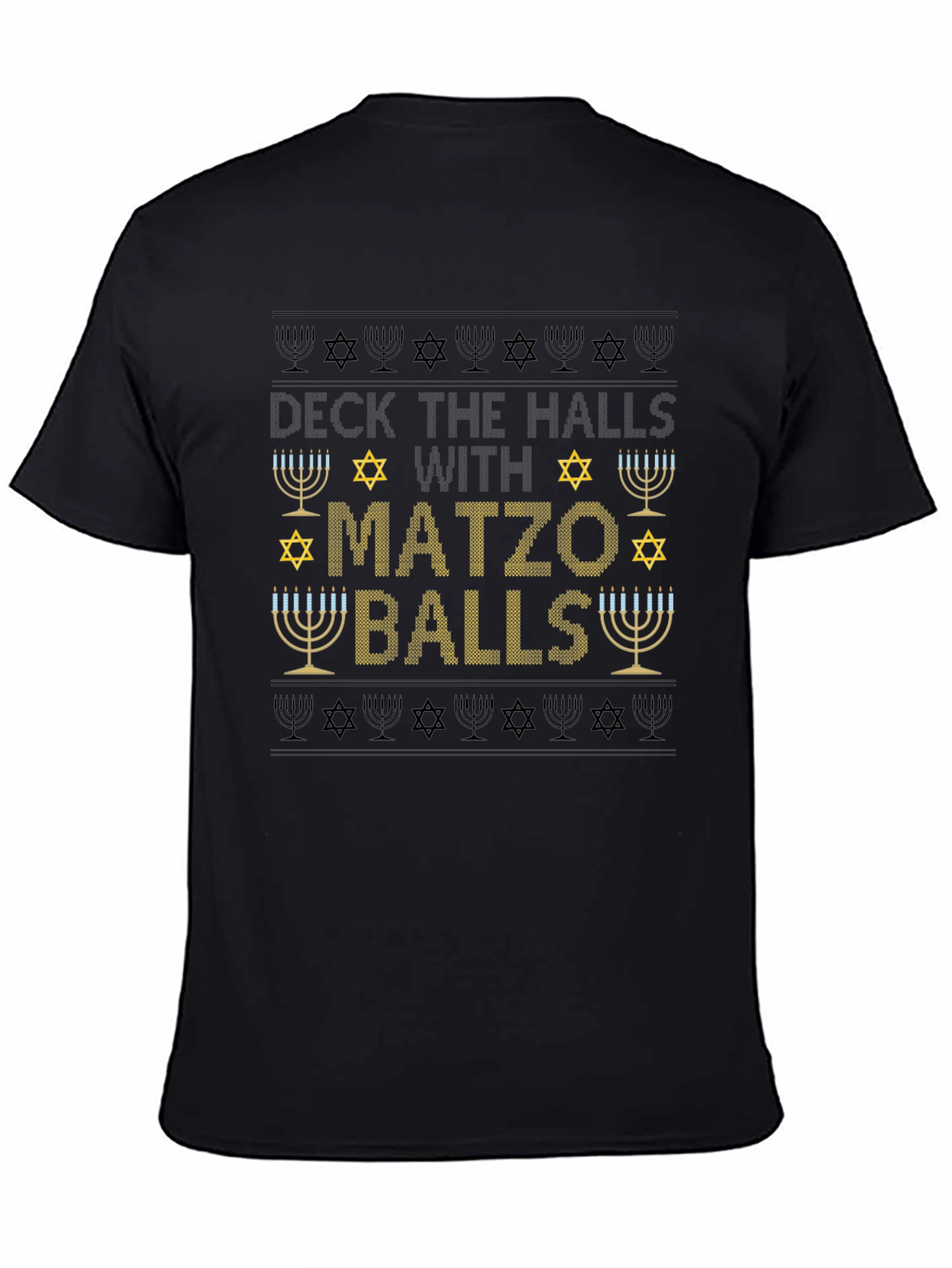 Deck the Halls Matzo Balls Holiday T-Shirt