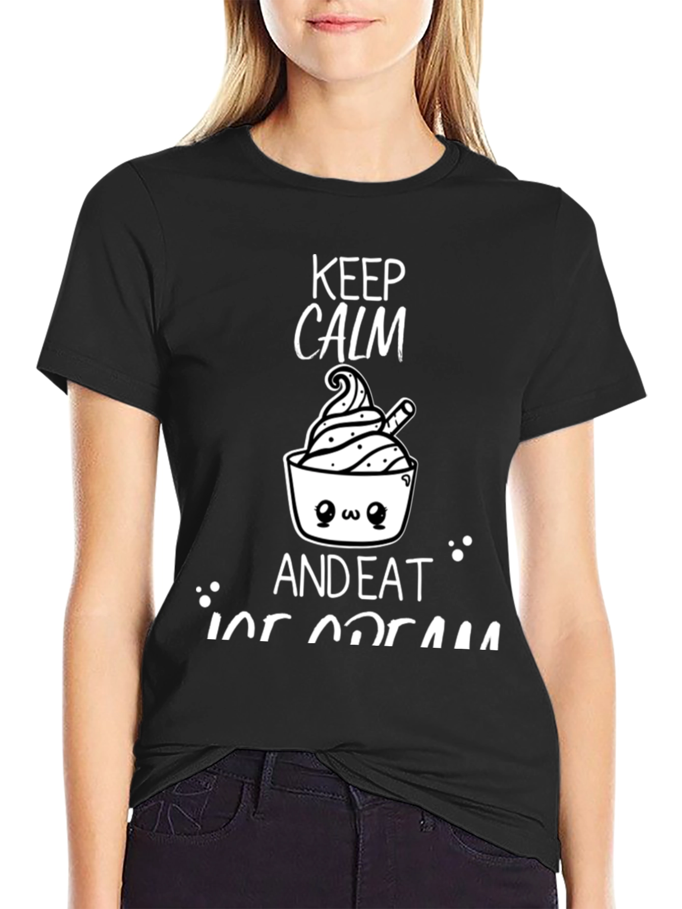 Keep Calm & Eat Ice Cream T-Shirt