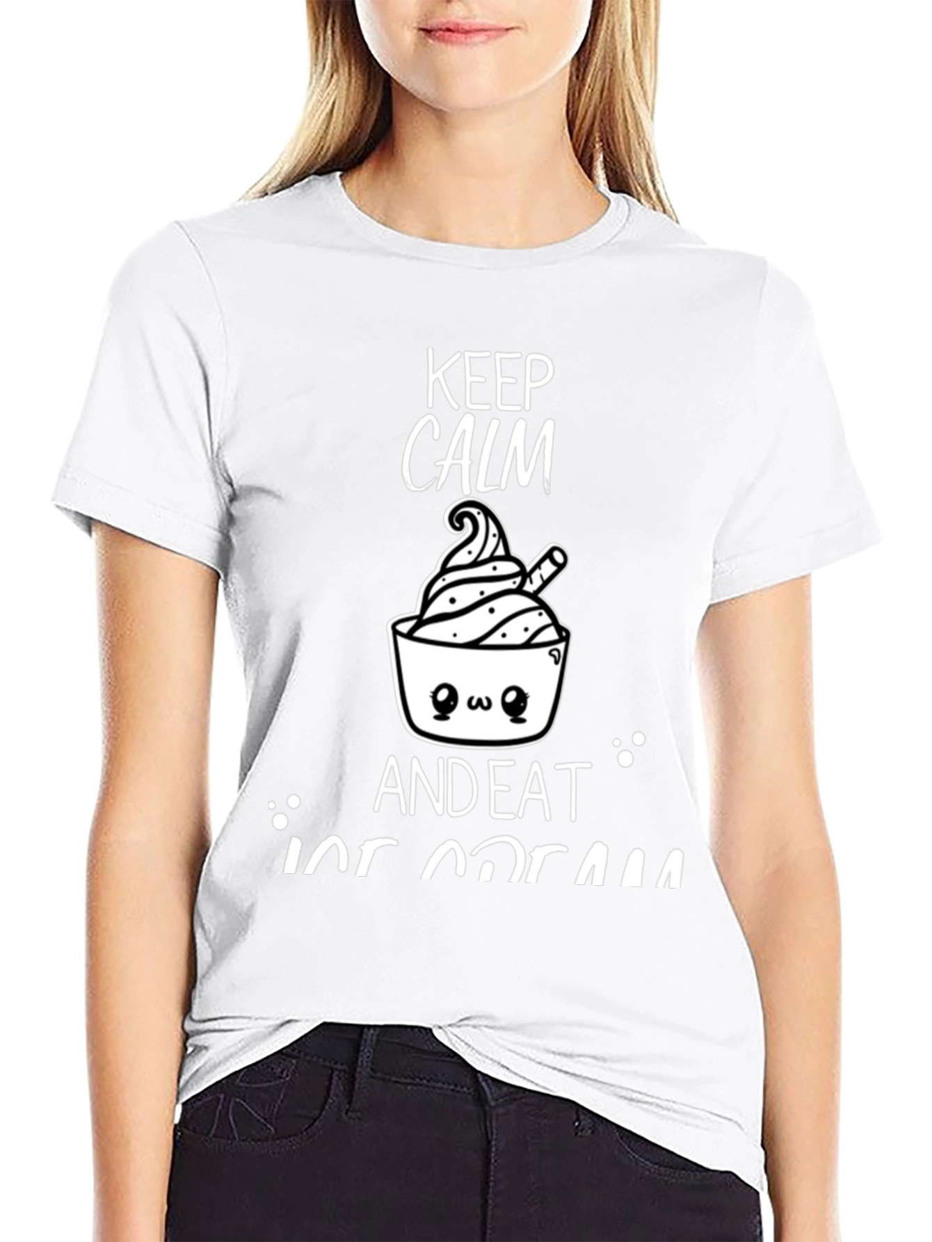 Keep Calm & Eat Ice Cream T-Shirt