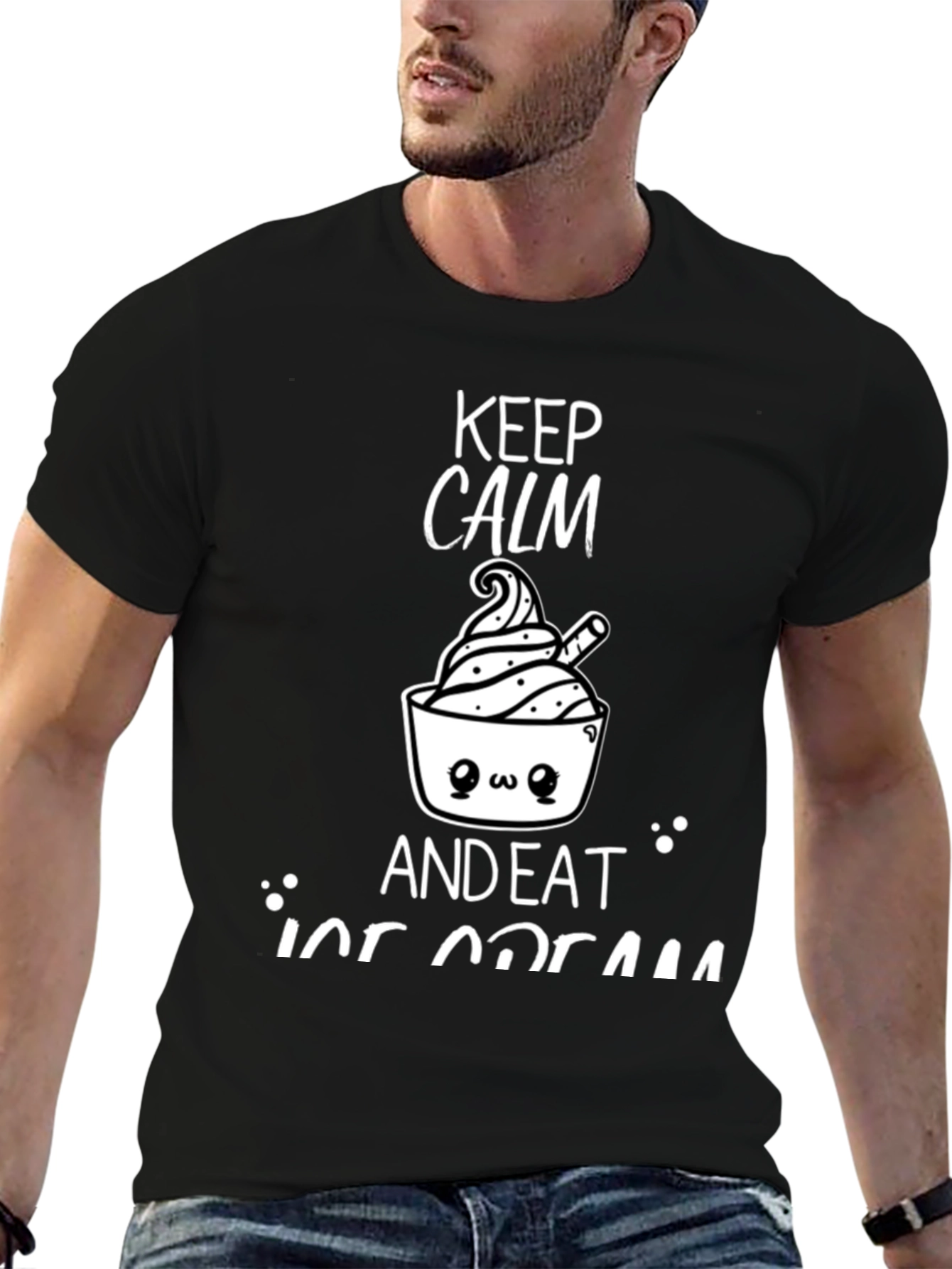 Keep Calm & Eat Ice Cream T-Shirt