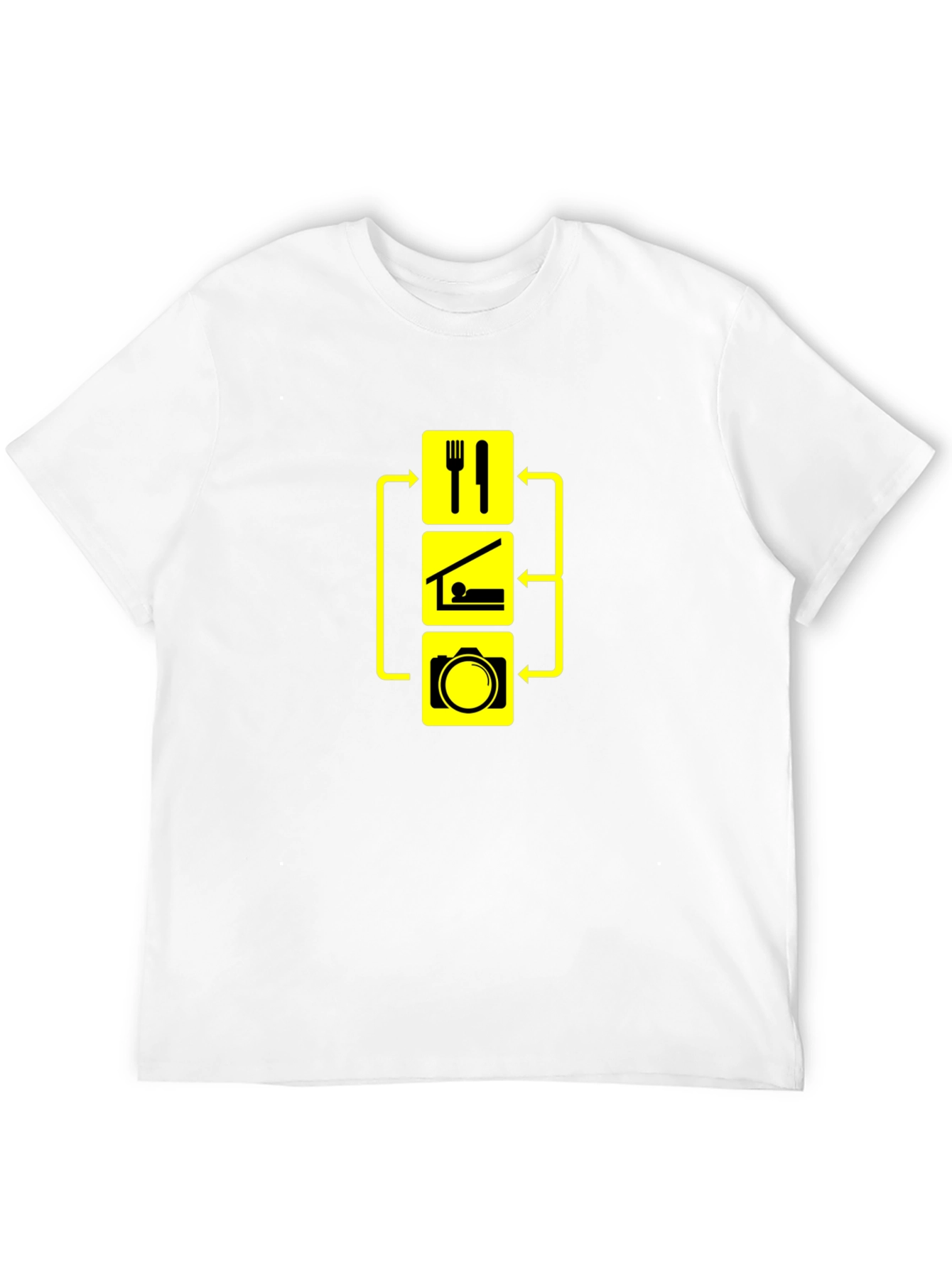 Eat Sleep Photography Black T-Shirt