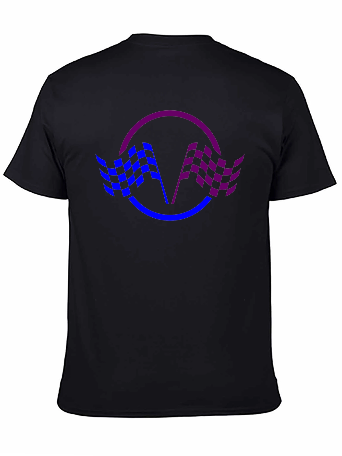 Checkered Flag Graphic Tee - Racing Fan Shirt