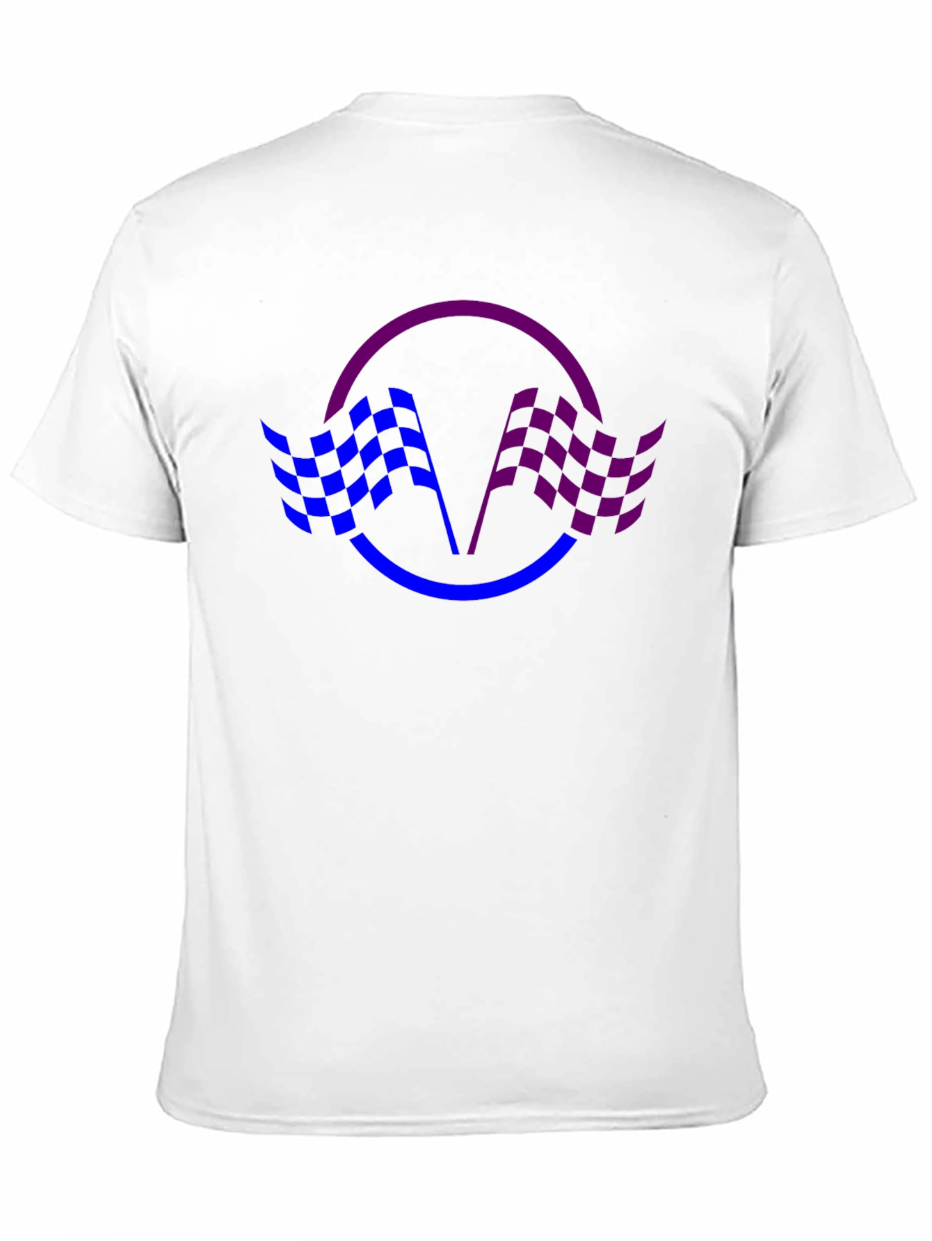 Checkered Flag Graphic Tee - Racing Fan Shirt