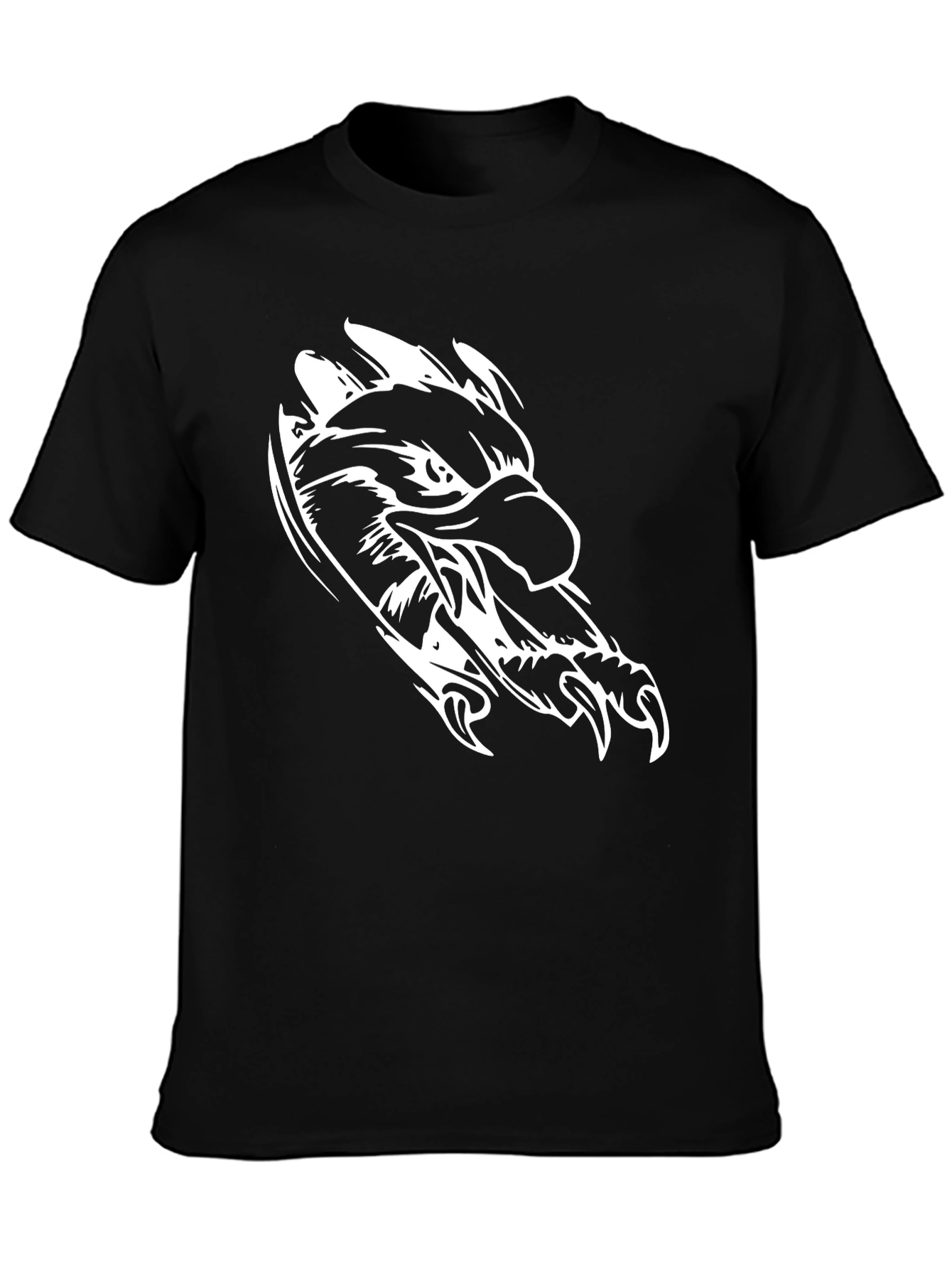 Black Eagle Graphic Tee - Stylish Mens T-Shirt