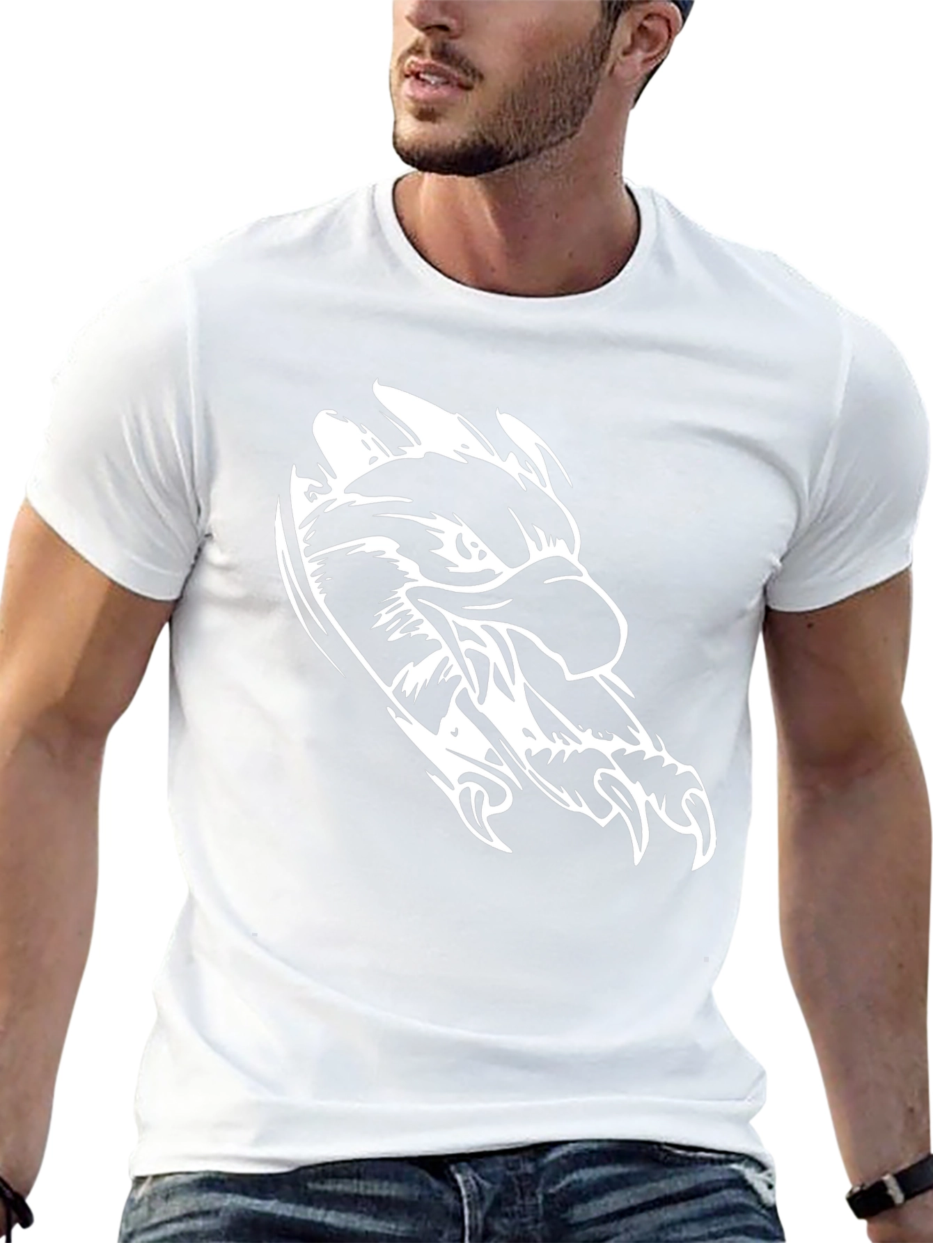 Black Eagle Graphic Tee - Stylish Mens T-Shirt