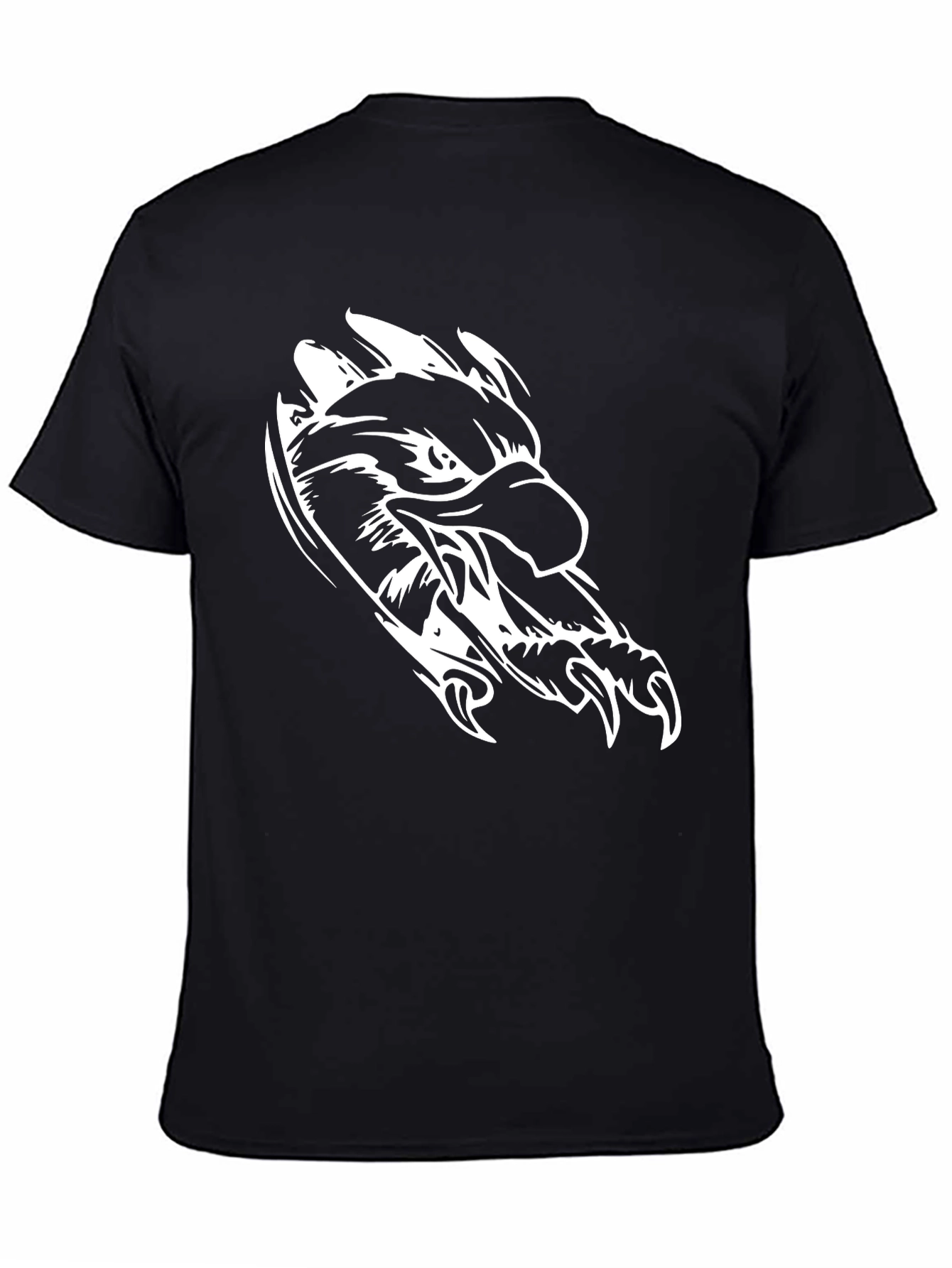 Black Eagle Graphic Tee - Stylish Mens T-Shirt