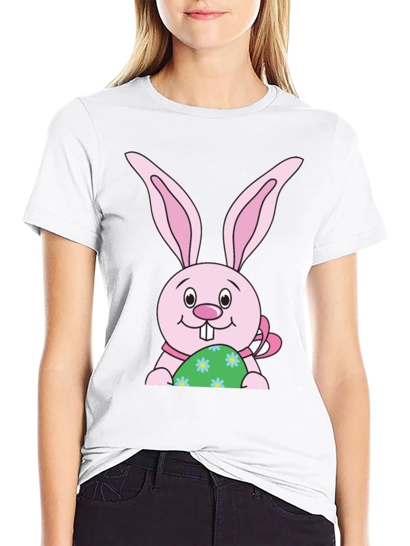 Easter Bunny T-Shirt - Cute Rabbit Egg Design