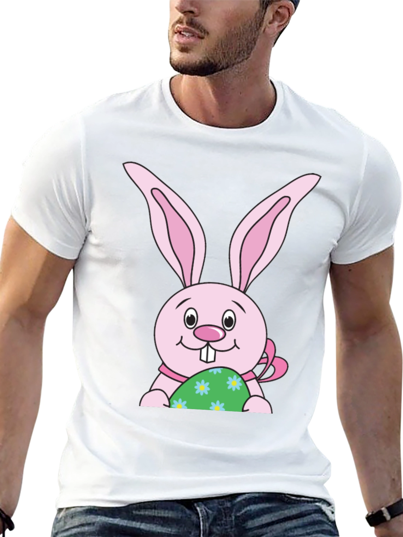 Easter Bunny T-Shirt - Cute Rabbit Egg Design