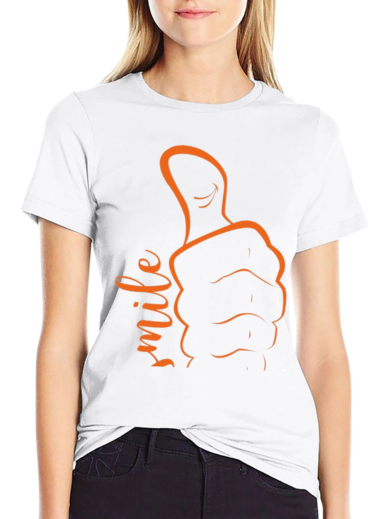 Smile Thumbs Up Graphic Tee