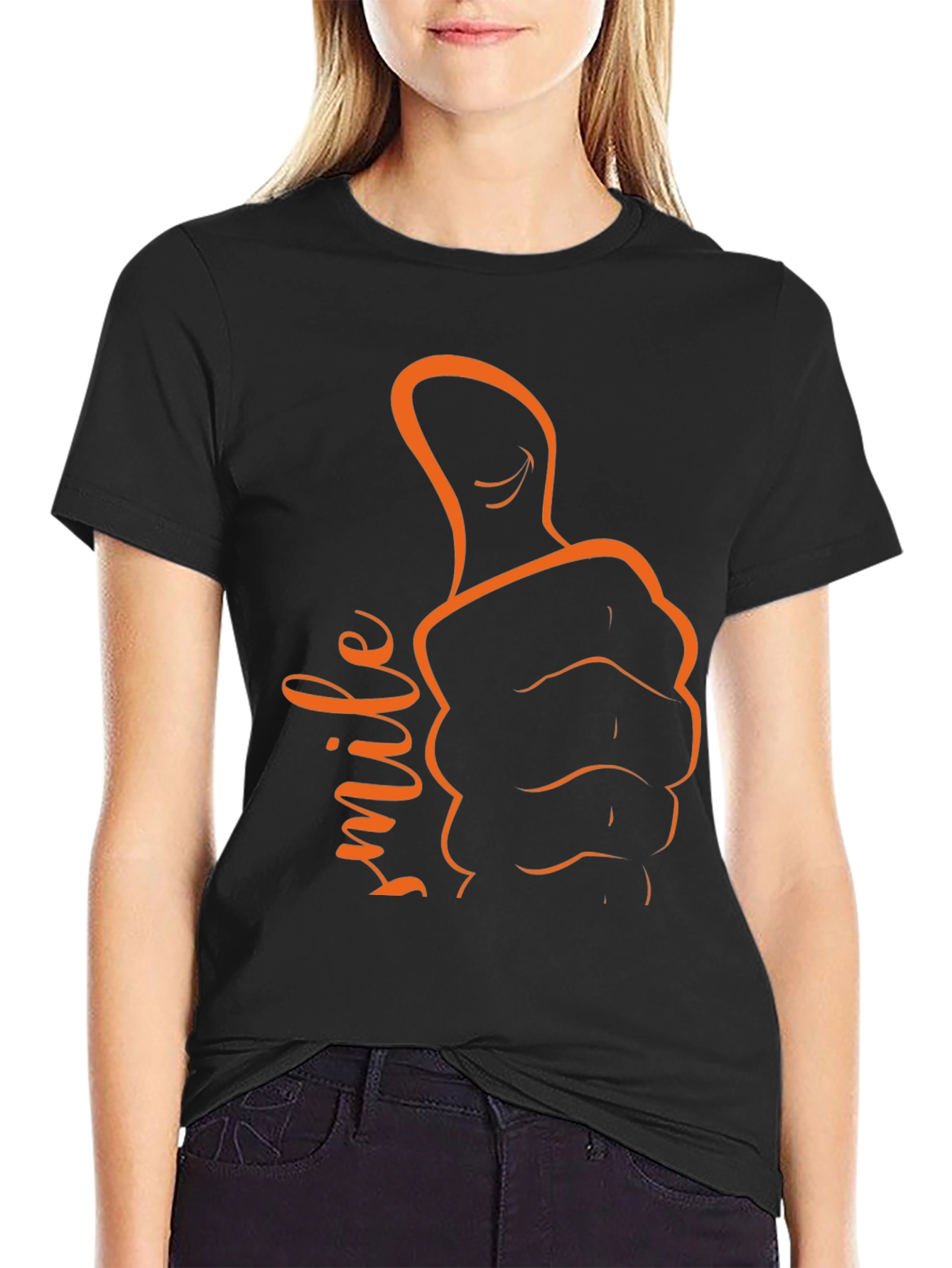 Smile Thumbs Up Graphic Tee