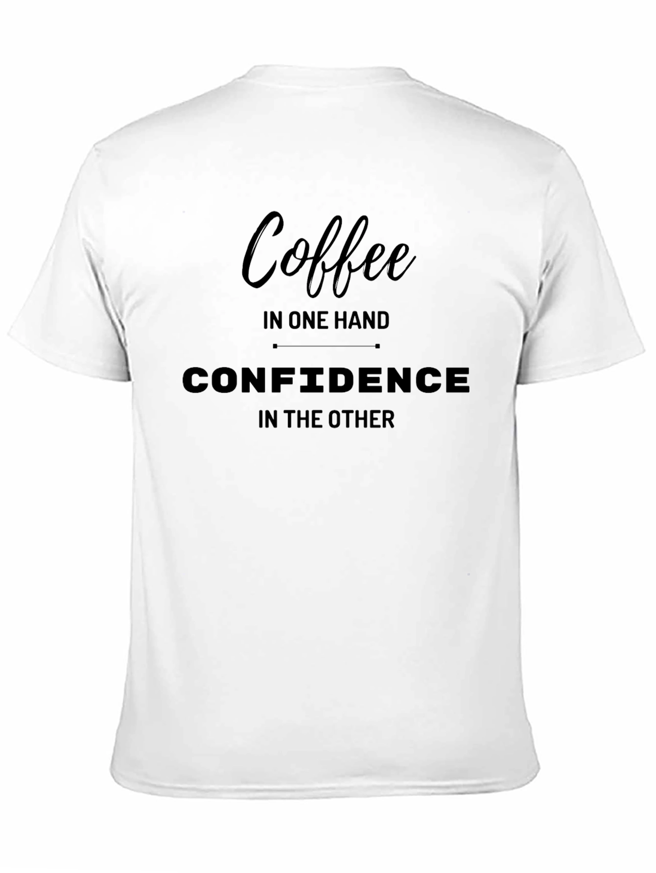 Coffee & Confidence Graphic T-Shirt