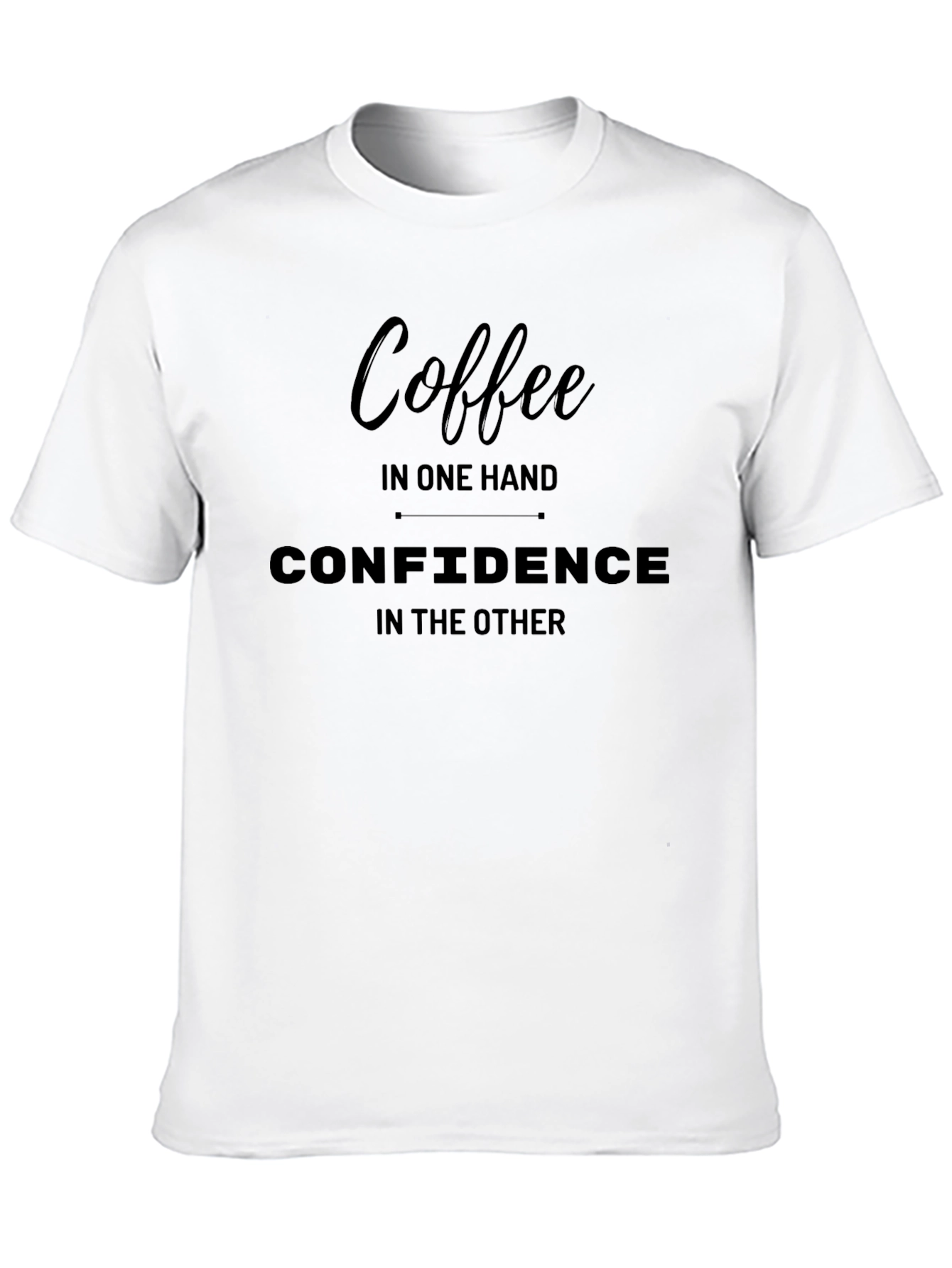 Coffee & Confidence Graphic T-Shirt