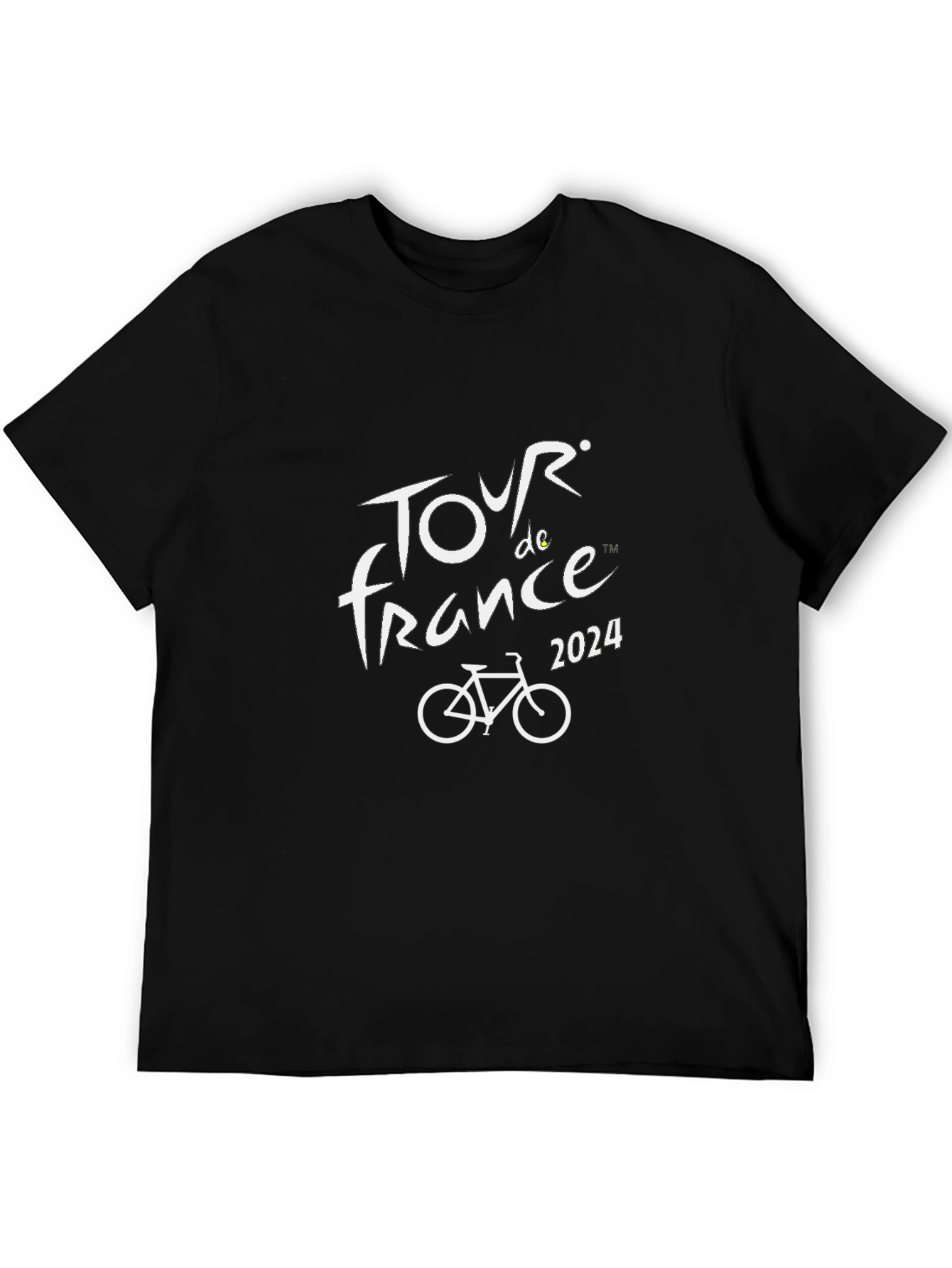 Tour de France 2024 Black T-Shirt