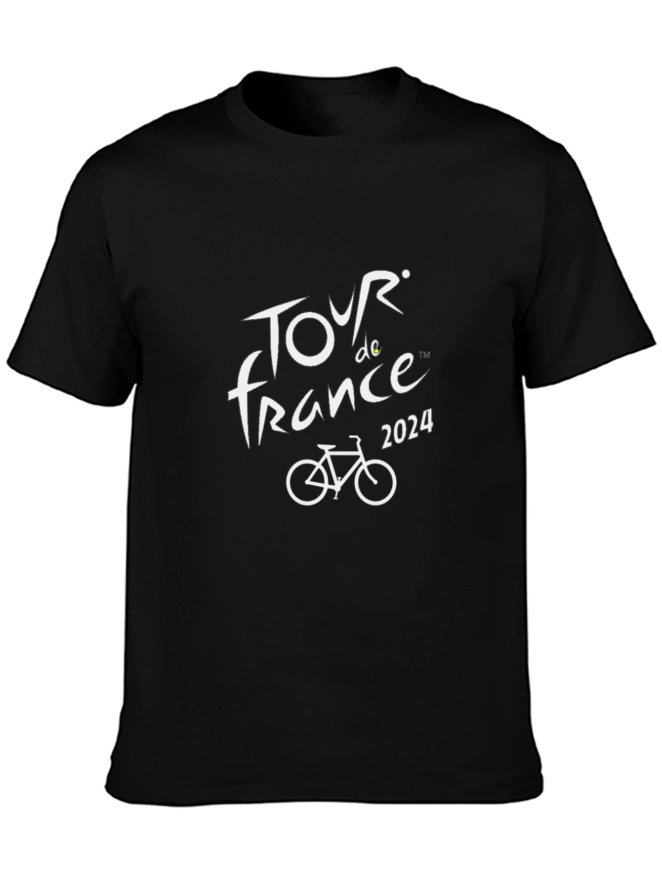 Tour de France 2024 Black T-Shirt