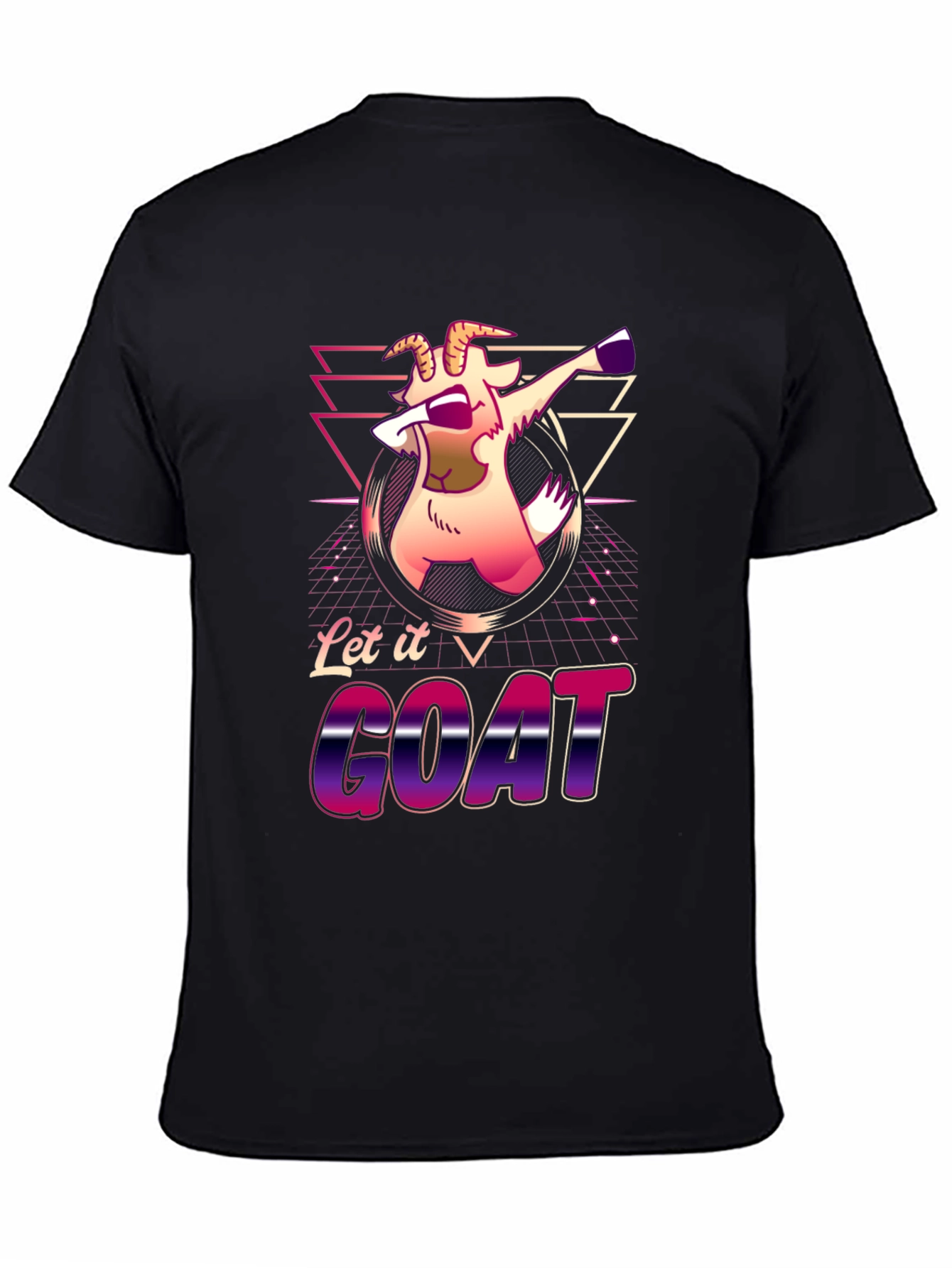 Let it GOAT Funny T-Shirt Animal Graphic Tee