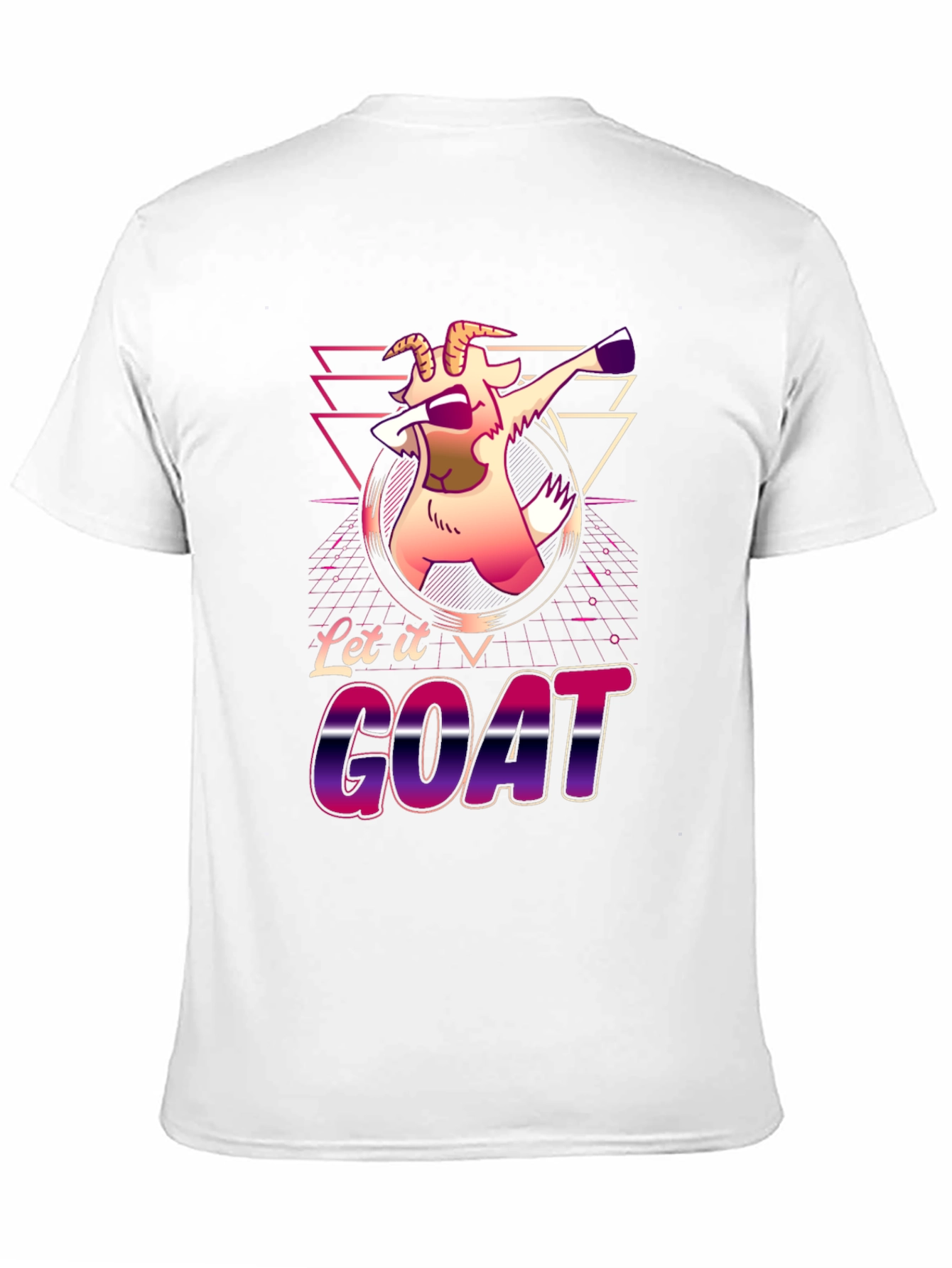 Let it GOAT Funny T-Shirt Animal Graphic Tee