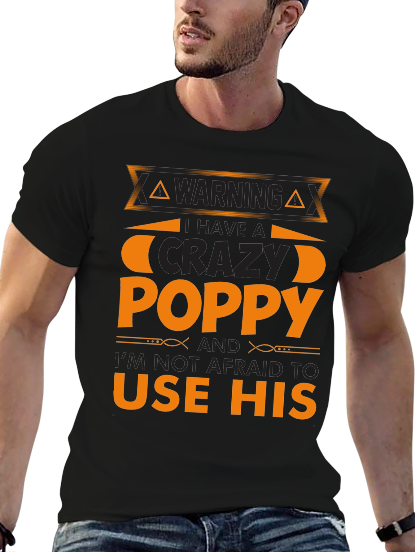 Crazy Poppy T-Shirt - Warning Funny Gift