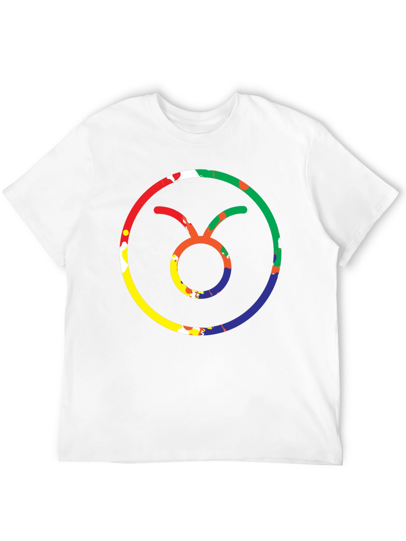 Taurus Zodiac Sign Black T-Shirt