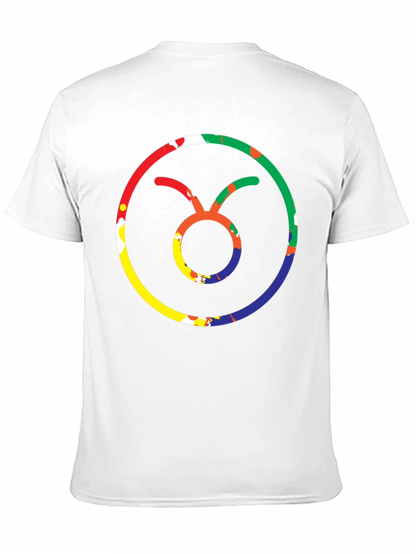 Taurus Zodiac Sign Black T-Shirt