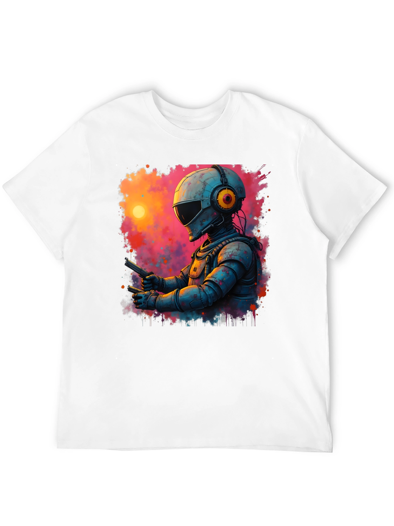 Retro Sci-Fi Astronaut T-Shirt