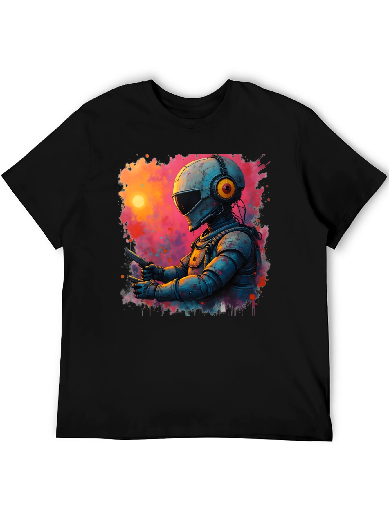 Retro Sci-Fi Astronaut T-Shirt