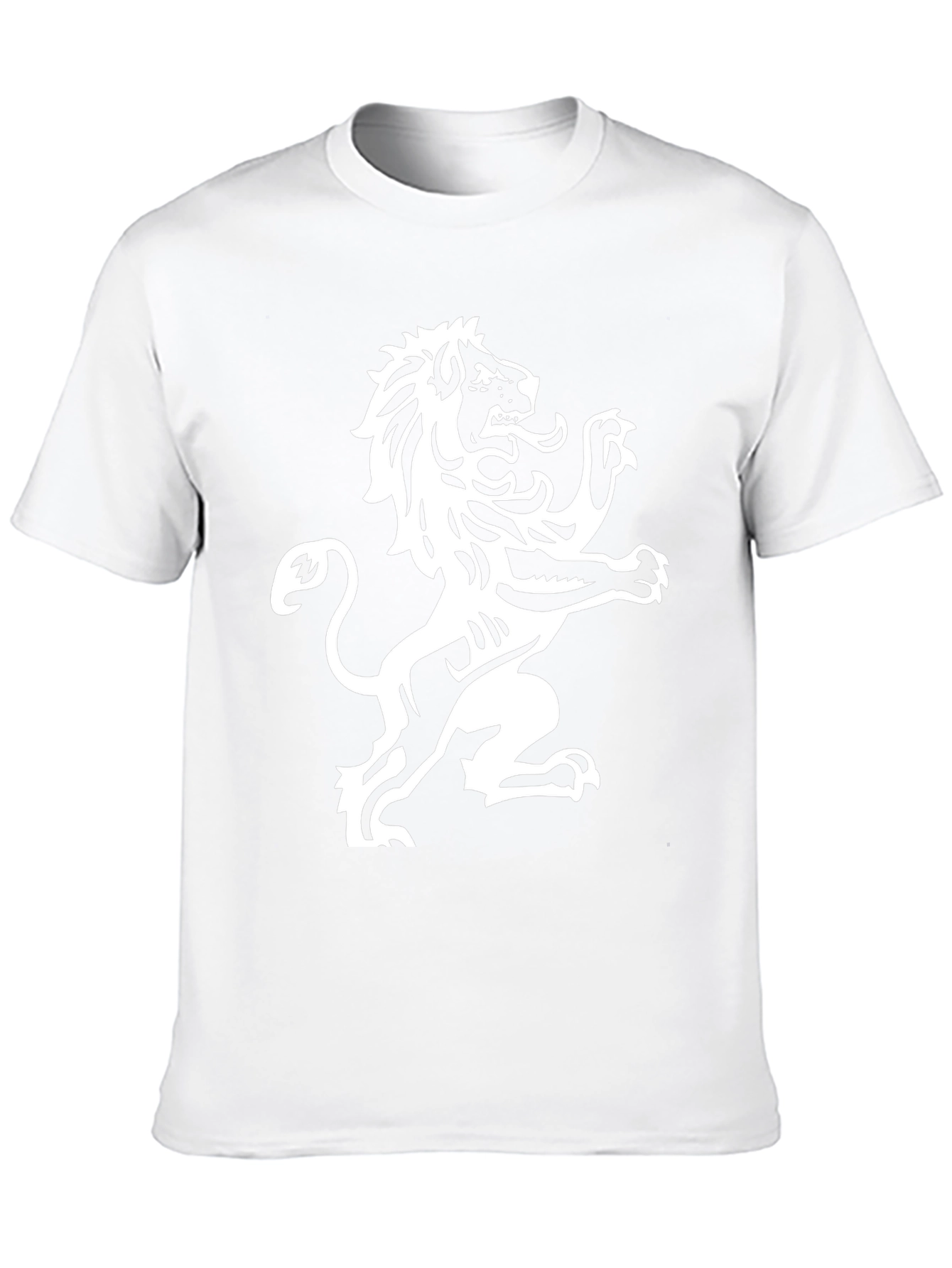 Lion Crest Graphic T-Shirt - Black