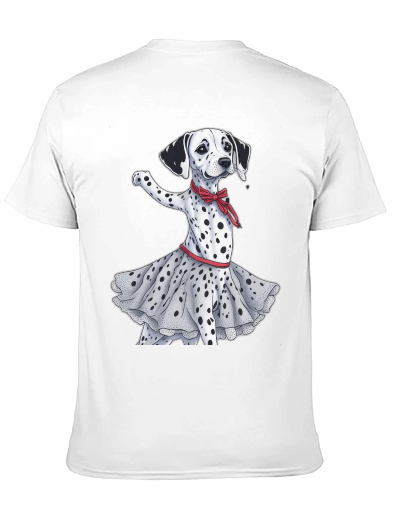 Dalmatian Dog in Dress Graphic T-Shirt