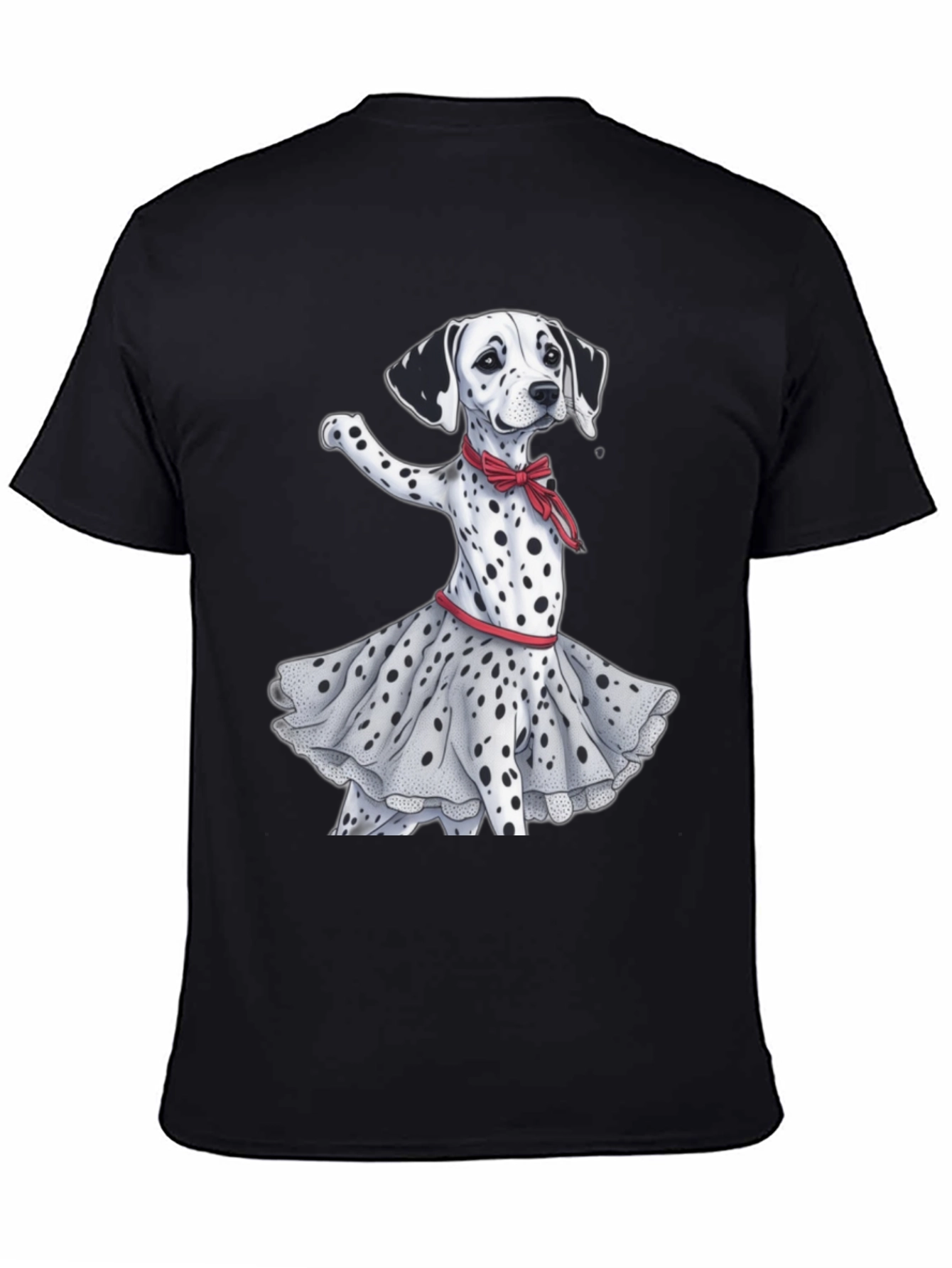 Dalmatian Dog in Dress Graphic T-Shirt