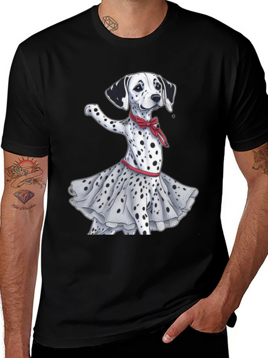 Dalmatian Dog in Dress Graphic T-Shirt