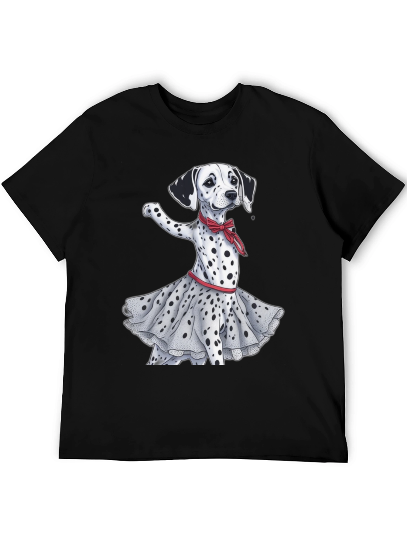 Dalmatian Dog in Dress Graphic T-Shirt