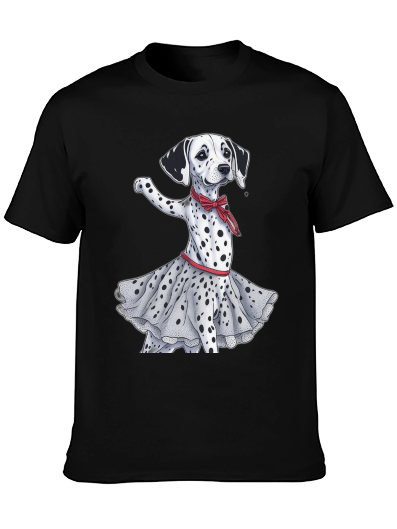 Dalmatian Dog in Dress Graphic T-Shirt