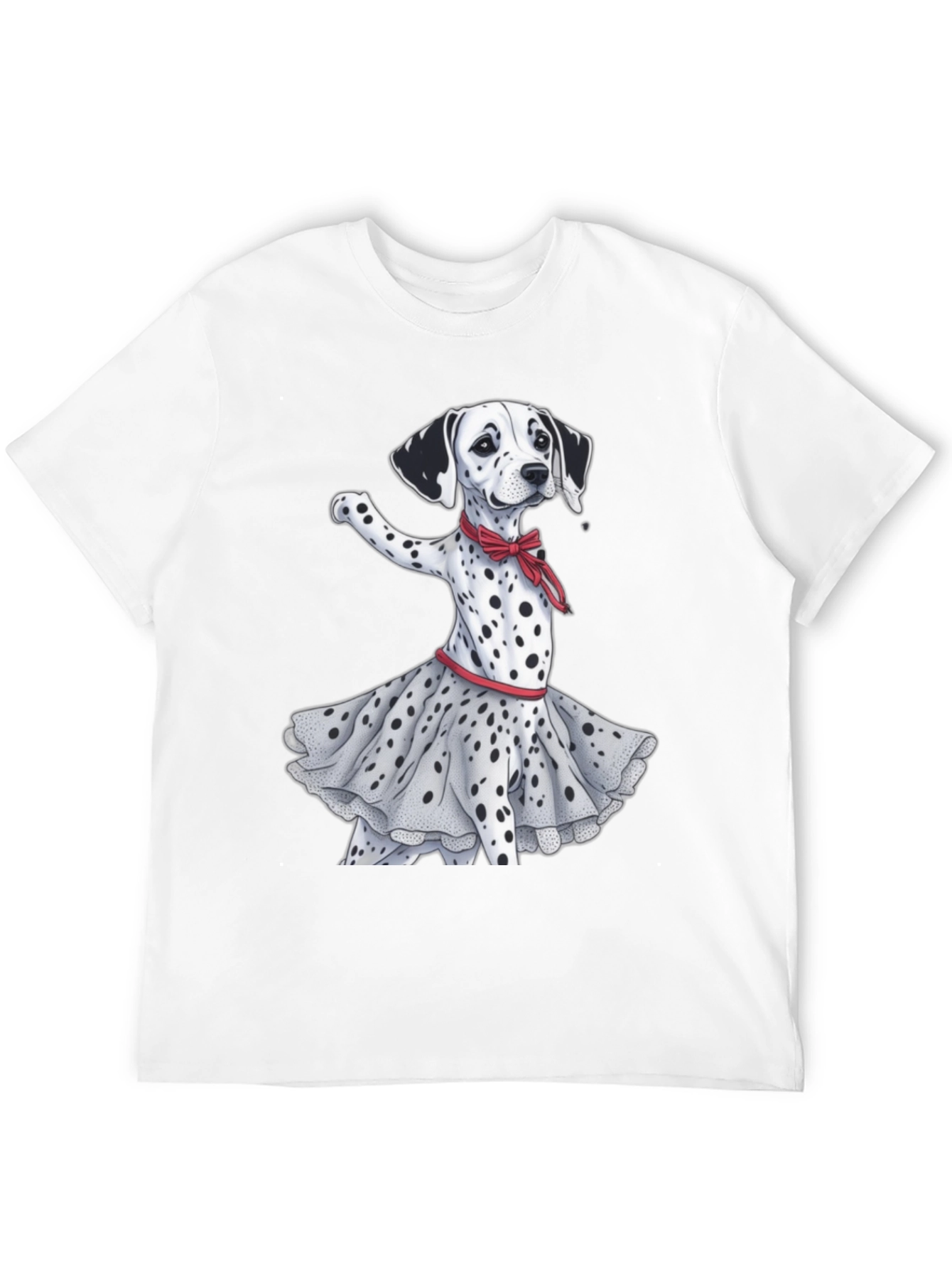 Dalmatian Dog in Dress Graphic T-Shirt