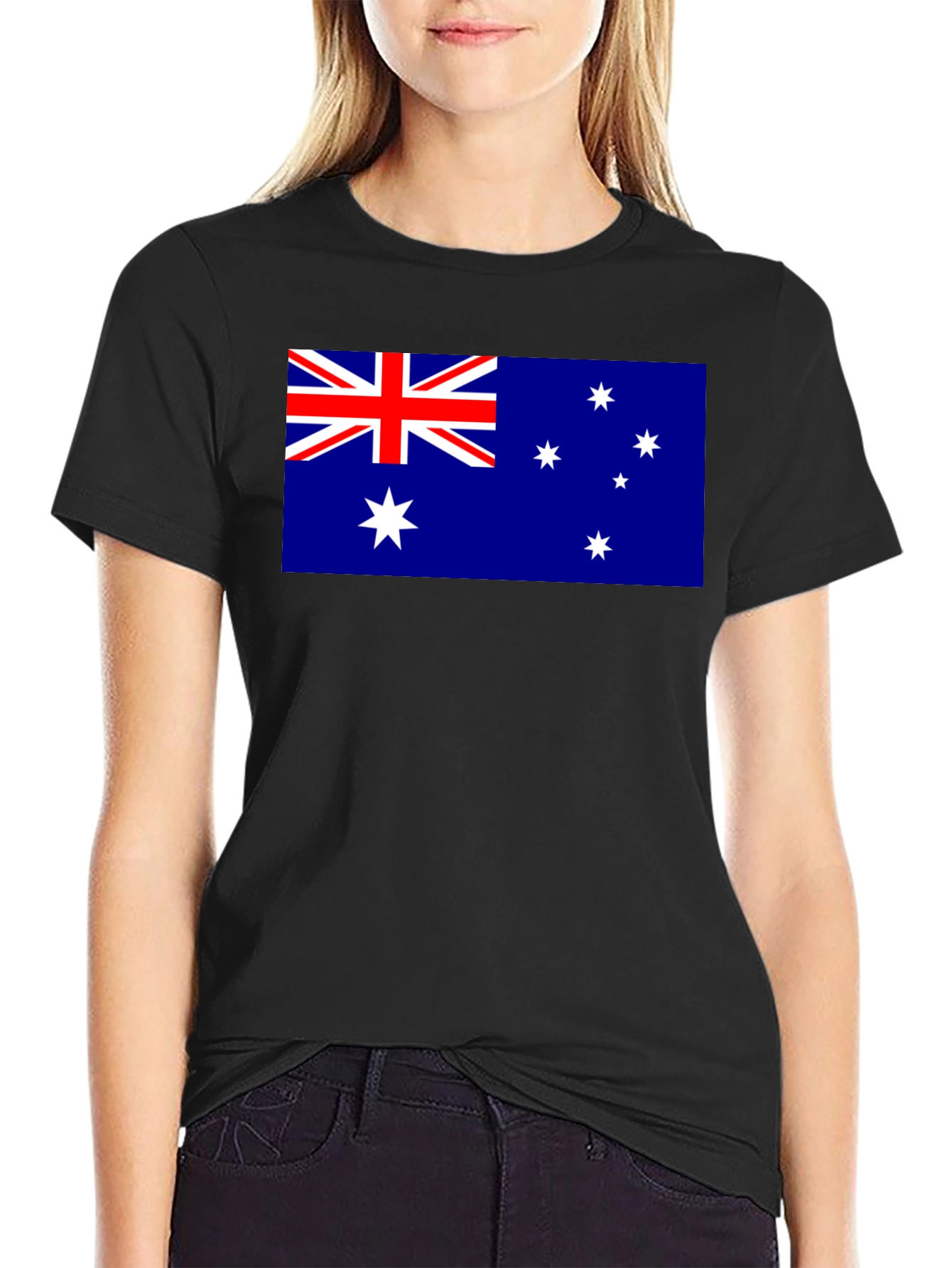 Australia Flag T-Shirt - Black