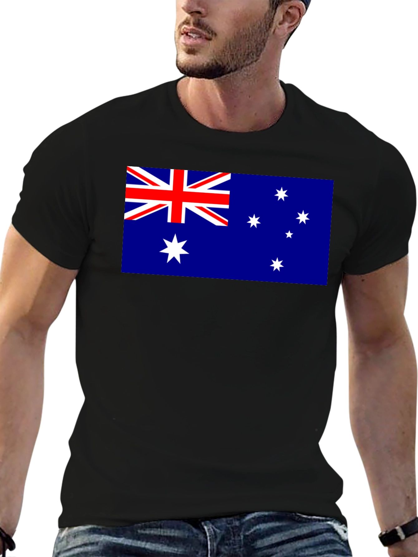 Australia Flag T-Shirt - Black