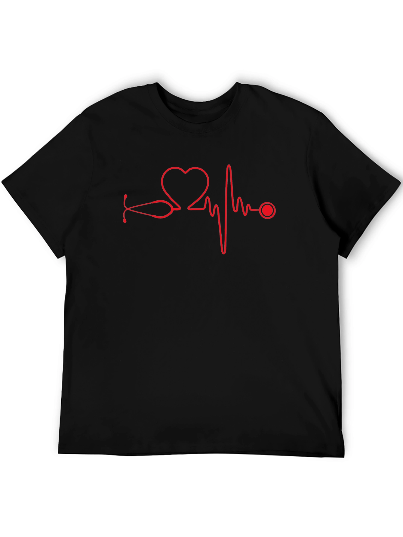 Heartbeat Stethoscope Graphic Tee