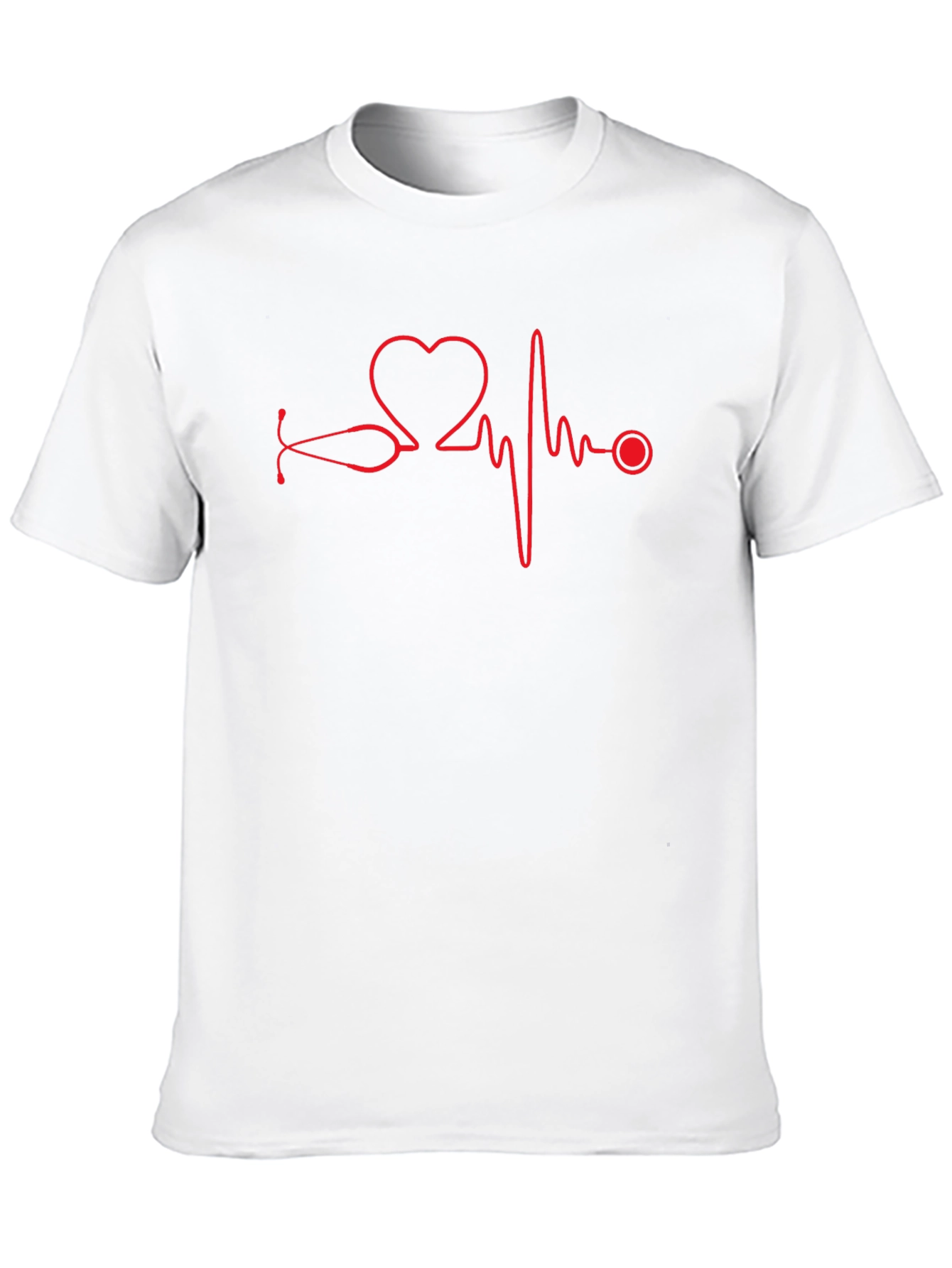Heartbeat Stethoscope Graphic Tee