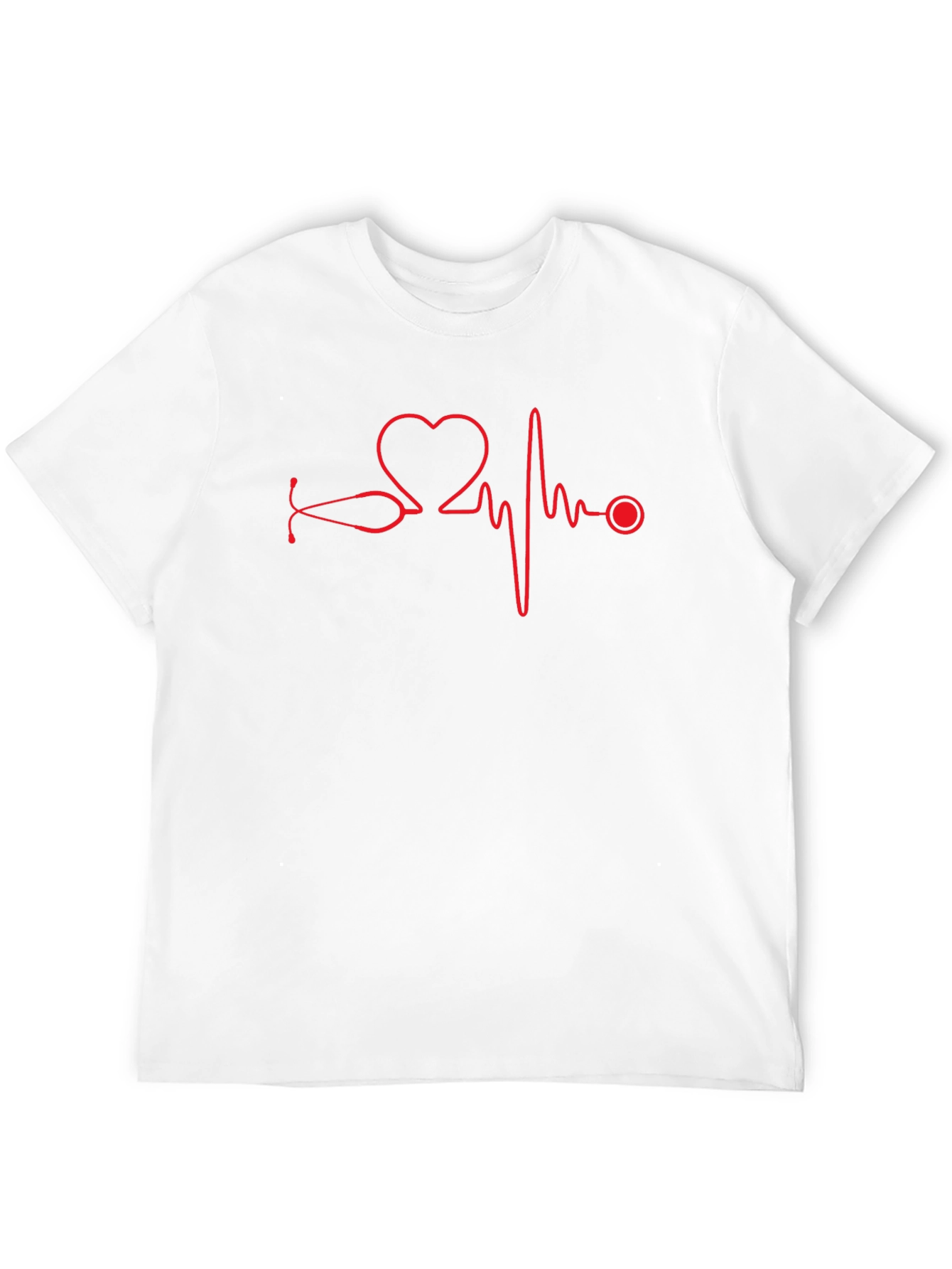 Heartbeat Stethoscope Graphic Tee