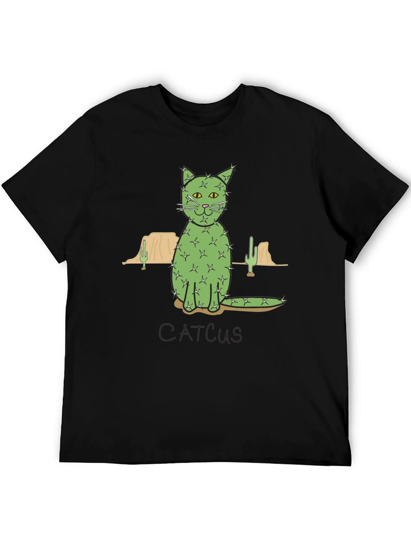 Cactus Cat T-Shirt - Desert Humor Tee