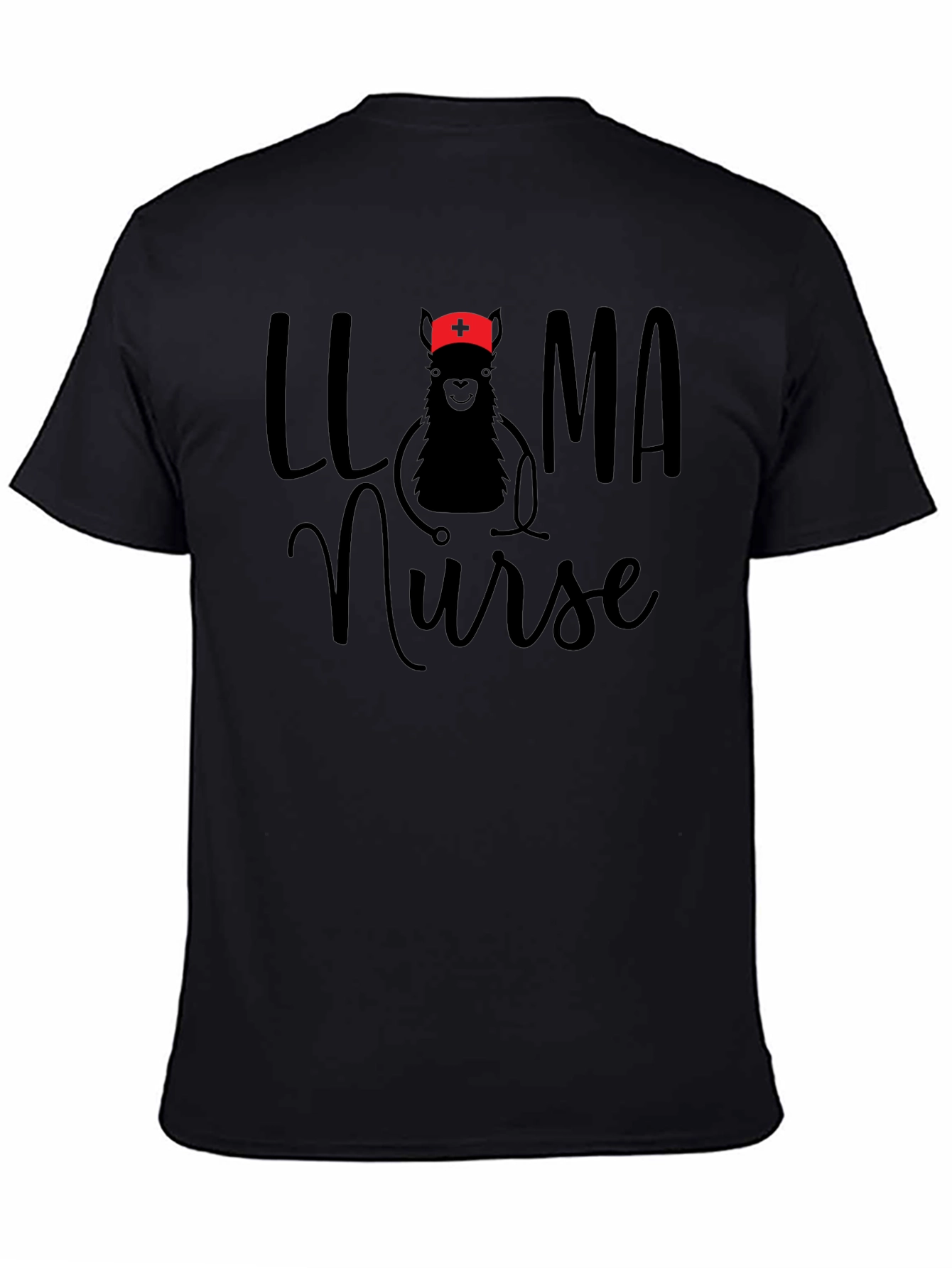 Llama Nurse T-Shirt Funny Graphic Tee