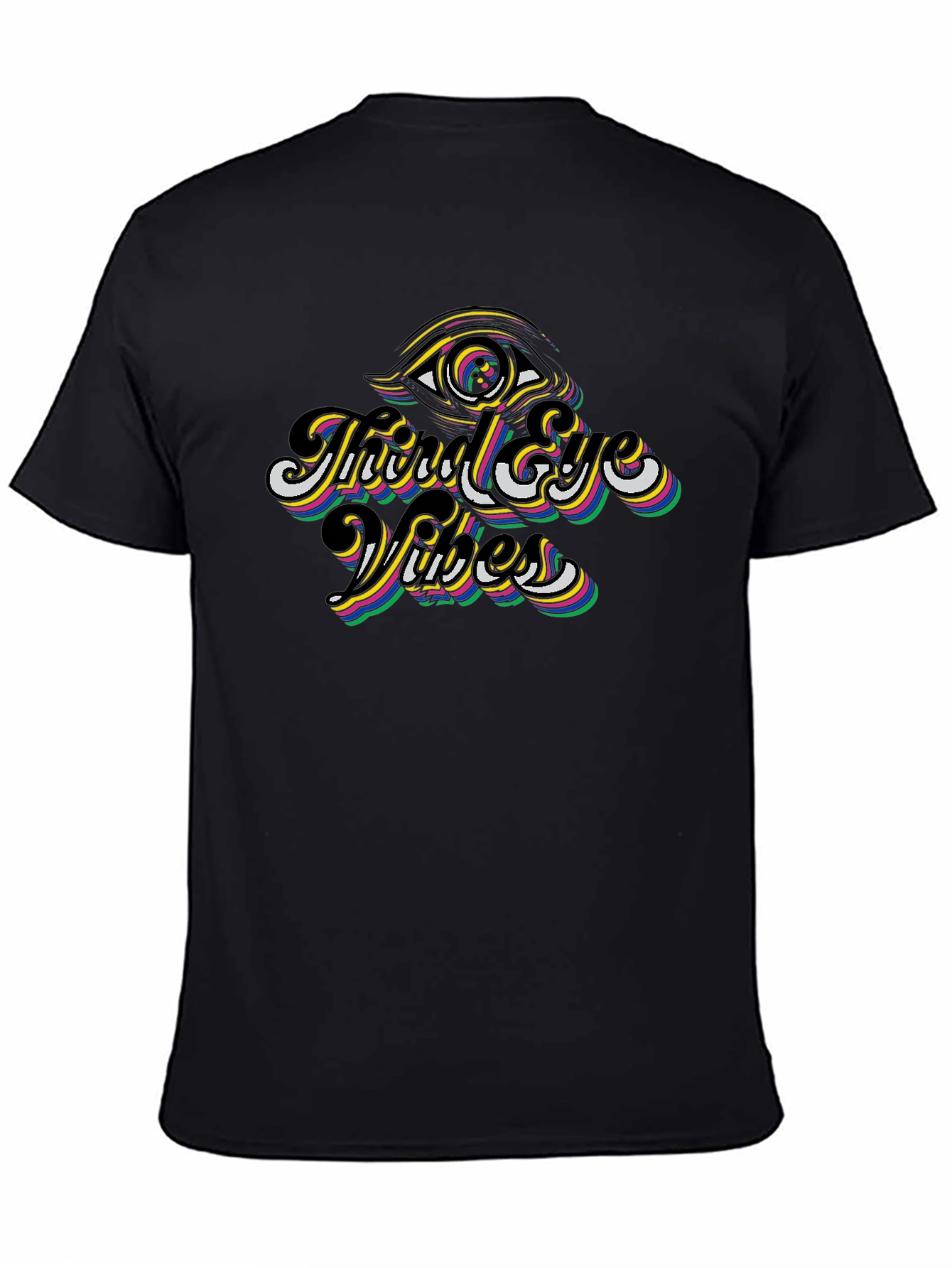Third Eye Vibes Black Graphic Tee