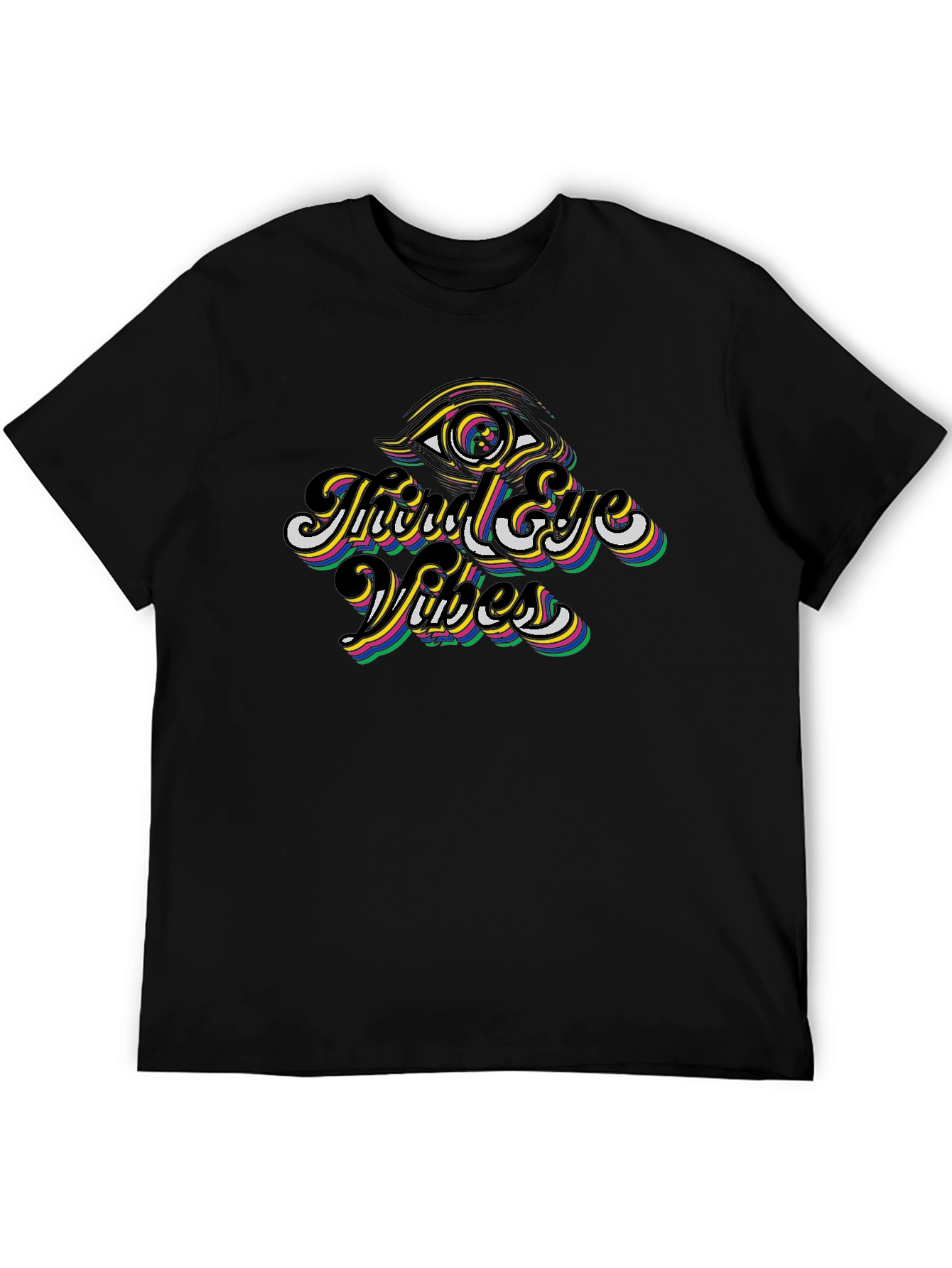Third Eye Vibes Black Graphic Tee
