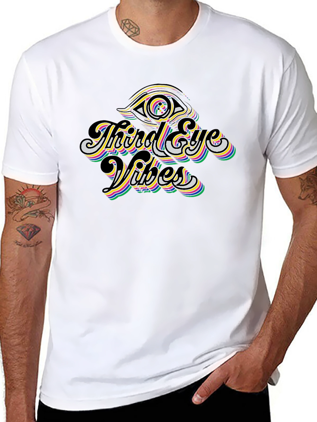 Third Eye Vibes Black Graphic Tee
